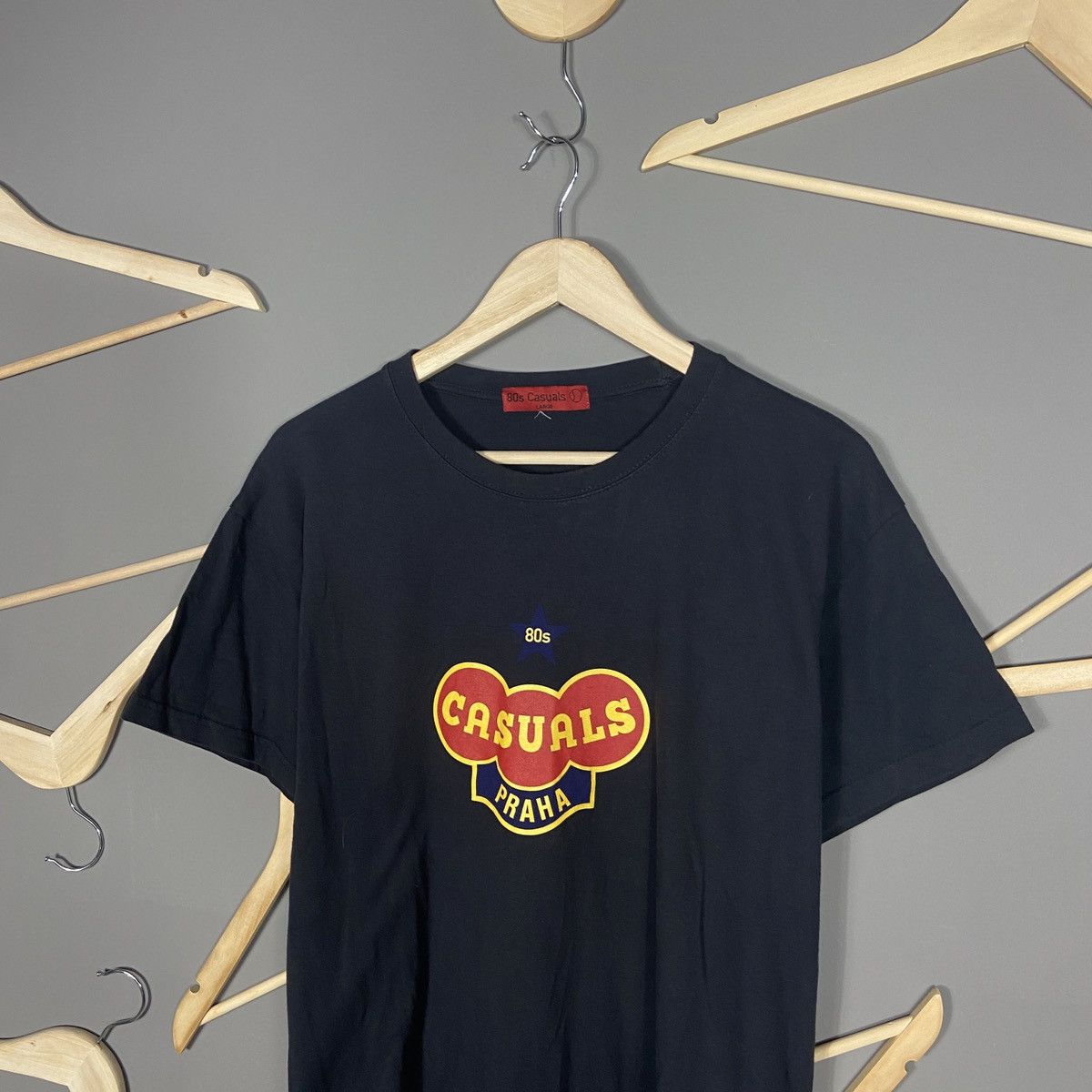 Vintage Vintage 80s Casuals Praha t-shirt Size US L / EU 52-54 / 3 - 3 Thumbnail