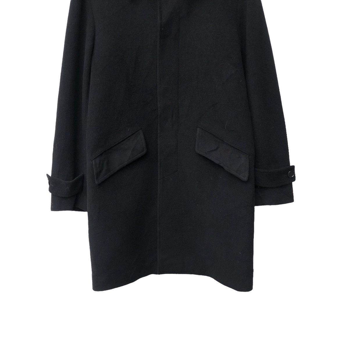 Autumn Cashmere 🔥JAPANESE BRAND MEN BIGI WOOL OVER COAT Size US L / EU 52-54 / 3 - 5 Thumbnail