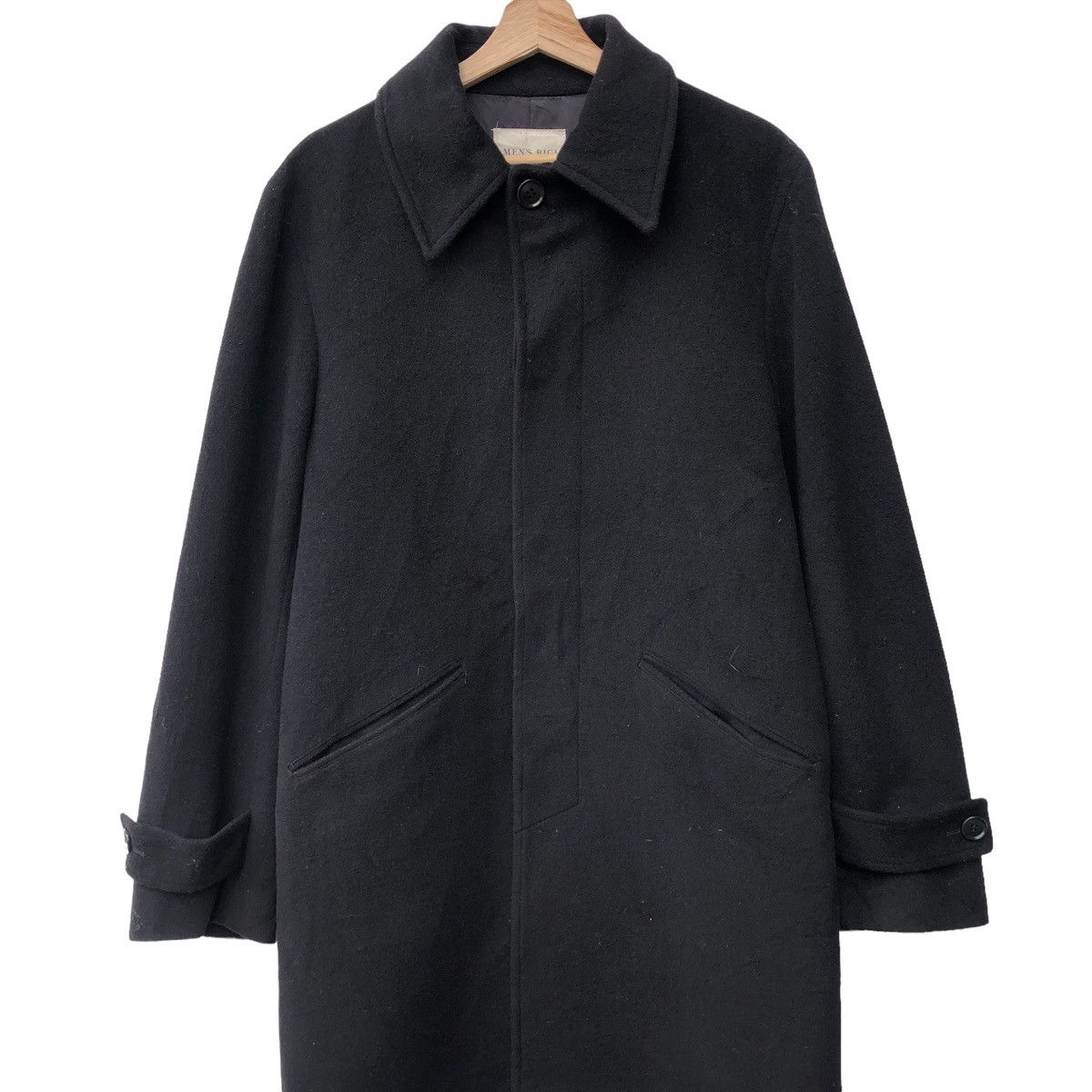 Autumn Cashmere 🔥JAPANESE BRAND MEN BIGI WOOL OVER COAT Size US L / EU 52-54 / 3 - 4 Thumbnail