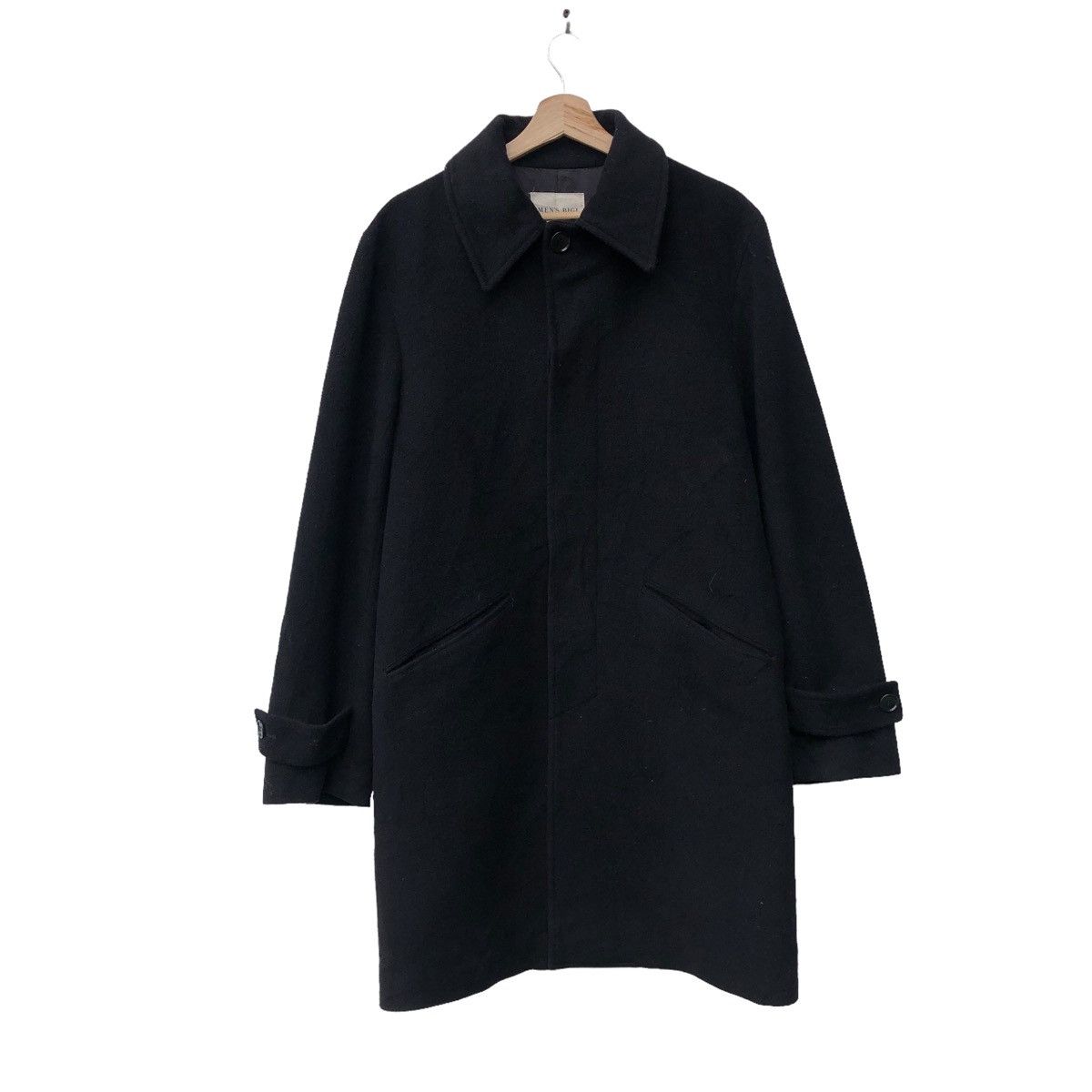 Autumn Cashmere 🔥JAPANESE BRAND MEN BIGI WOOL OVER COAT Size US L / EU 52-54 / 3 - 1 Thumbnail