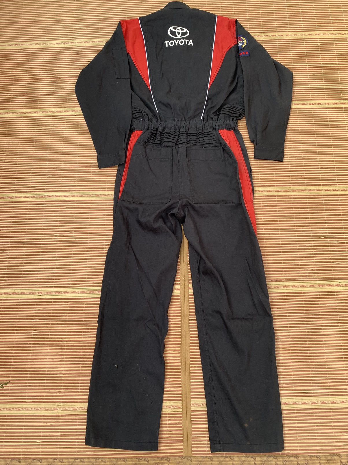 image of Vintage Toyota Overalls Jumpsuit in Black, Men's (Size 34)