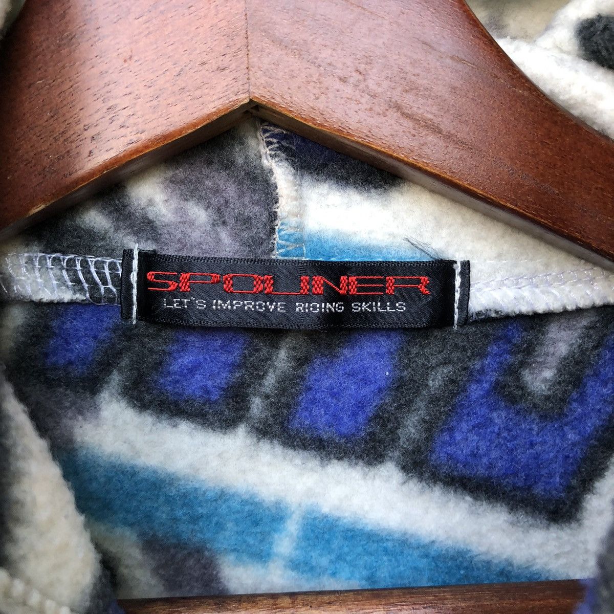 Japanese Brand Vintage Spoliner Full Print Fleece Jacket Size US S / EU 44-46 / 1 - 5 Thumbnail