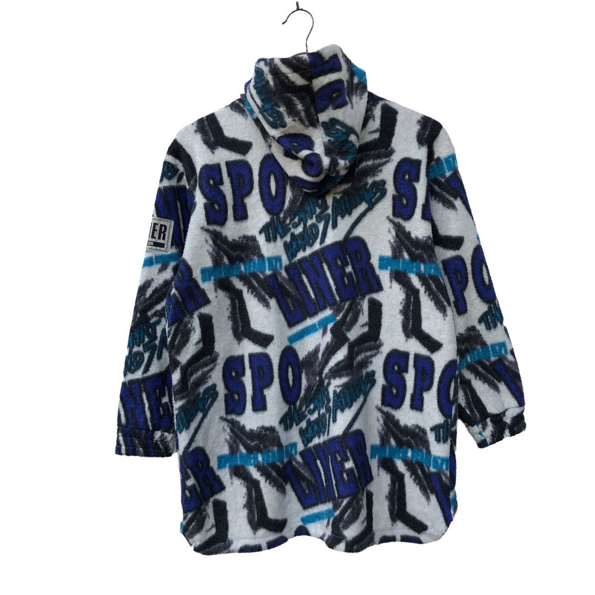 Japanese Brand Vintage Spoliner Full Print Fleece Jacket Size US S / EU 44-46 / 1 - 2 Thumbnail
