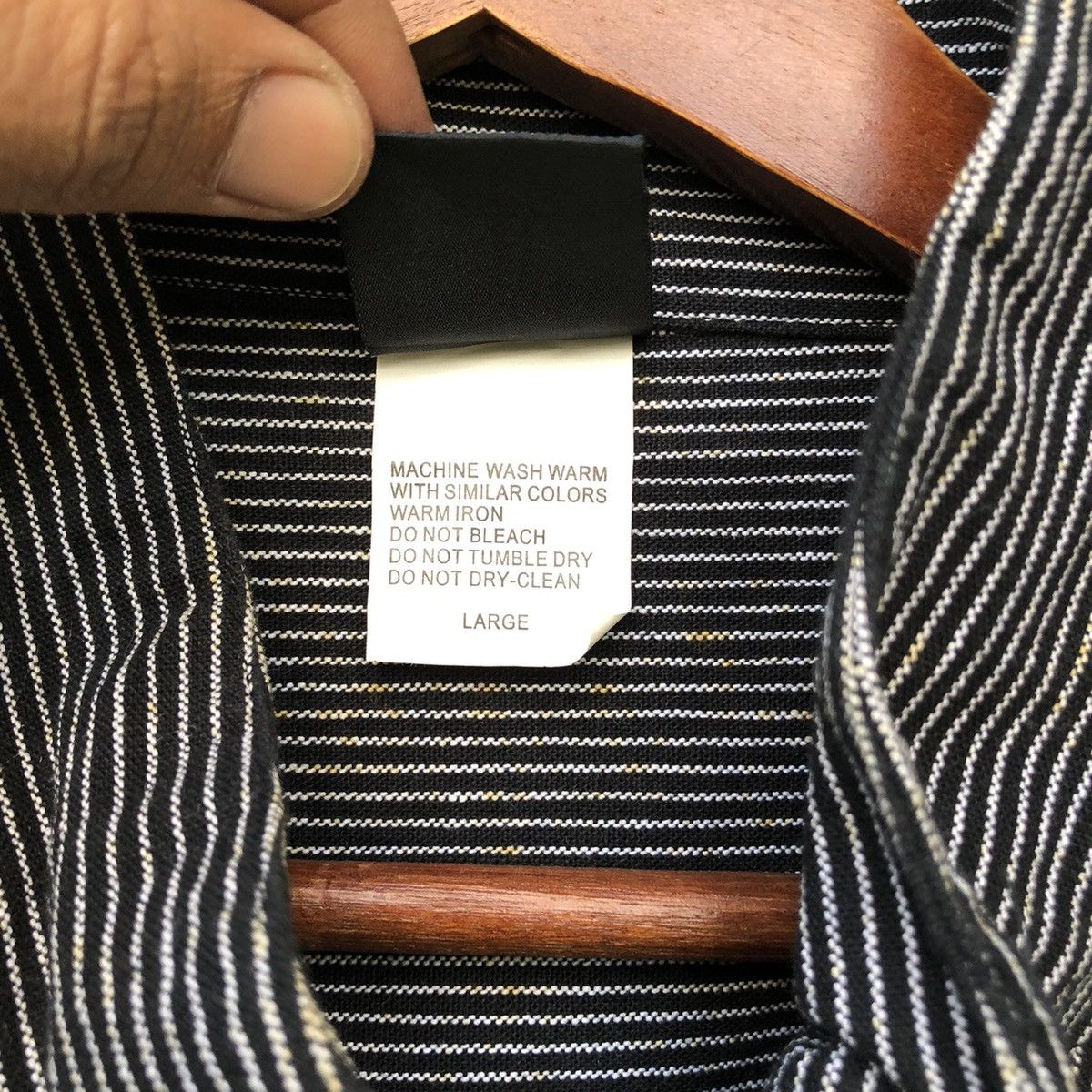 Hang Ten 💥VintageHang Ten Black and White Stripes Hikory Style Size US M / EU 48-50 / 2 - 4 Thumbnail