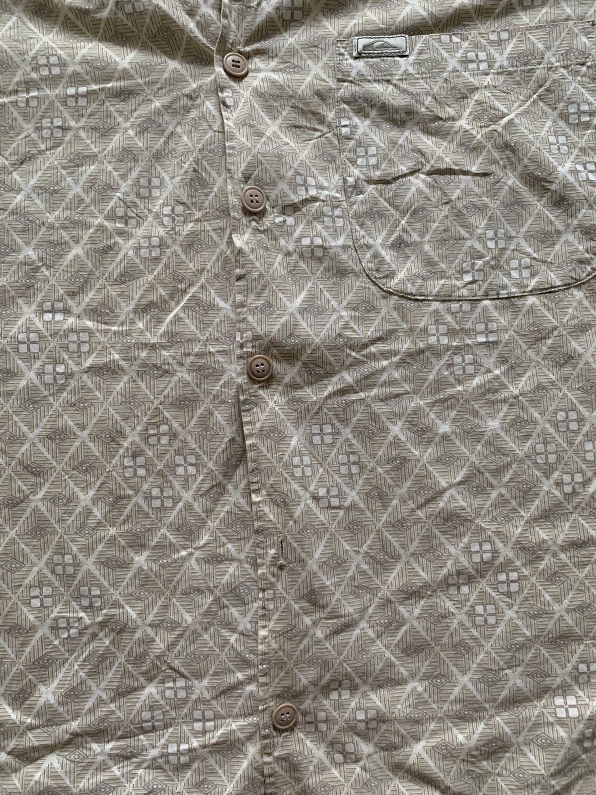 Quiksilver × Vintage Vintage QuickSilver button shirt monogram Size US XL / EU 56 / 4 - 5 Thumbnail