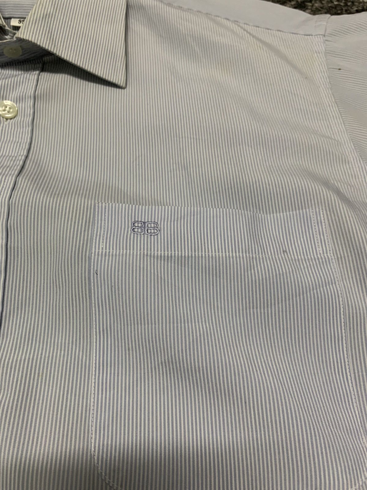 Balenciaga × Vintage vintage OG balenciaga paris button up stripes Size US M / EU 48-50 / 2 - 9 Thumbnail