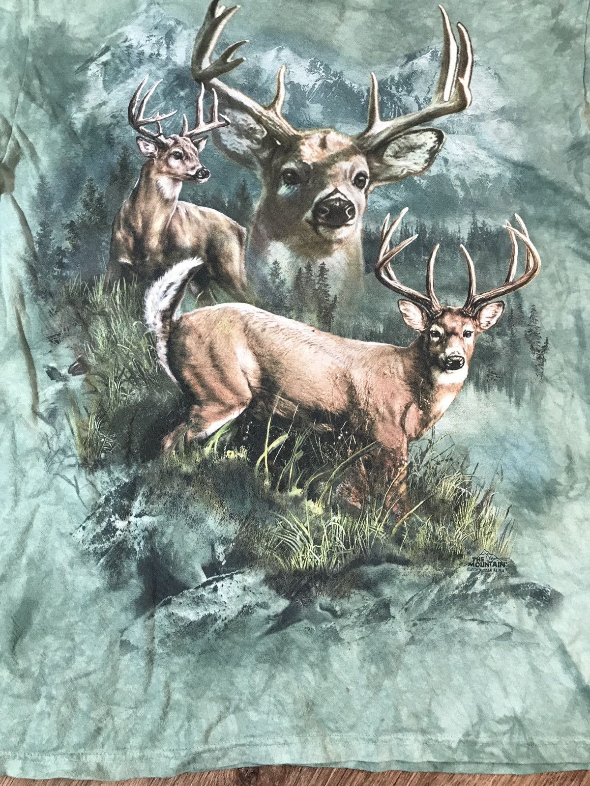 The Mountain The Mountain vintage Nature Animal Deer t shirt Size US L / EU 52-54 / 3 - 2 Thumbnail