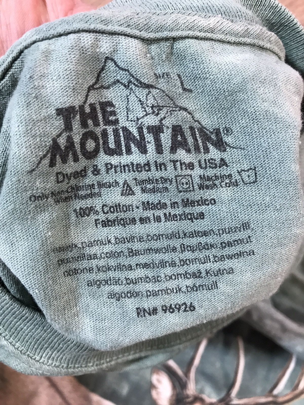 The Mountain The Mountain vintage Nature Animal Deer t shirt Size US L / EU 52-54 / 3 - 4 Thumbnail