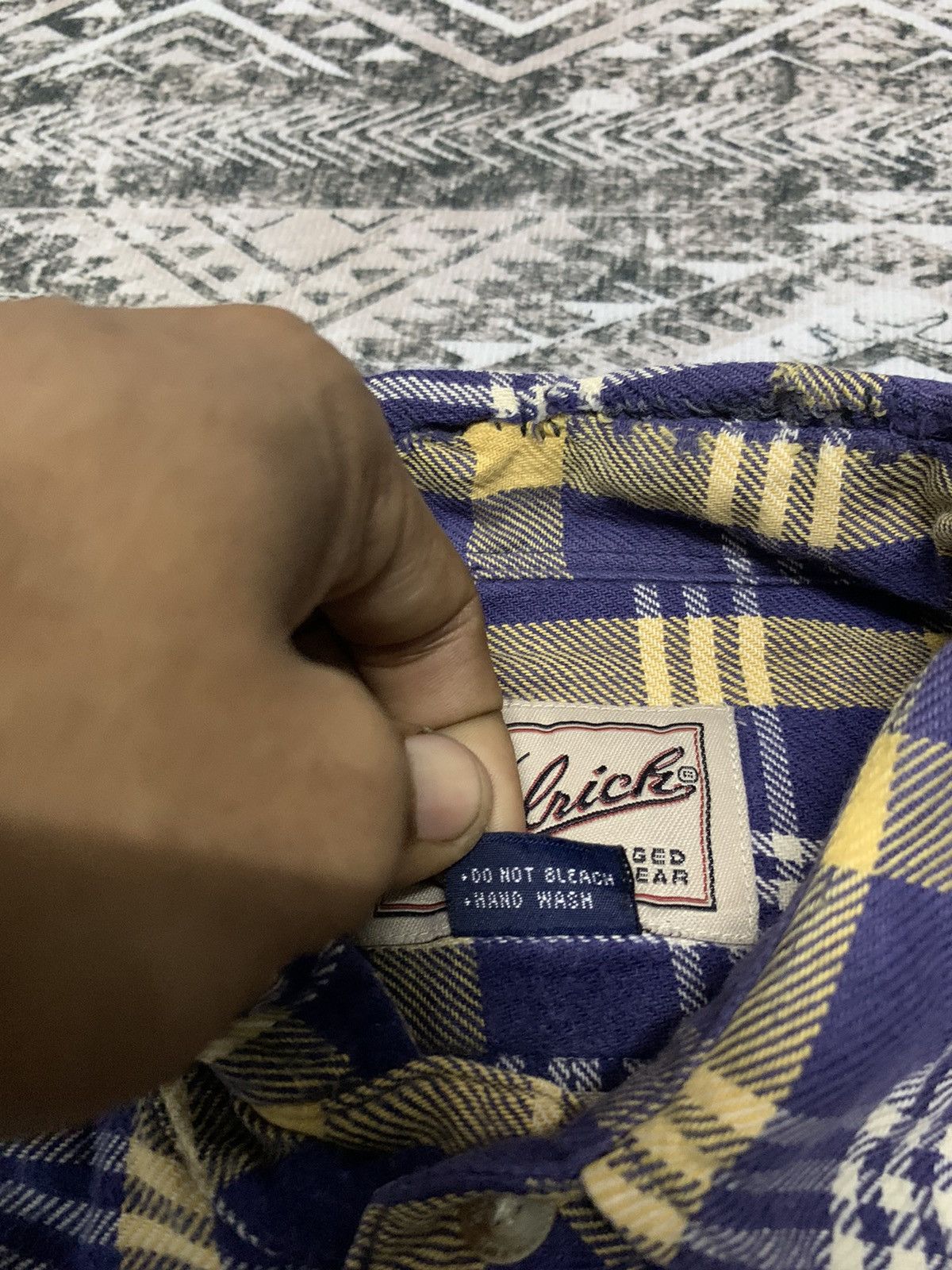 Vintage × Woolrich Woolen Mills woolrich button up western style Size US L / EU 52-54 / 3 - 5 Thumbnail