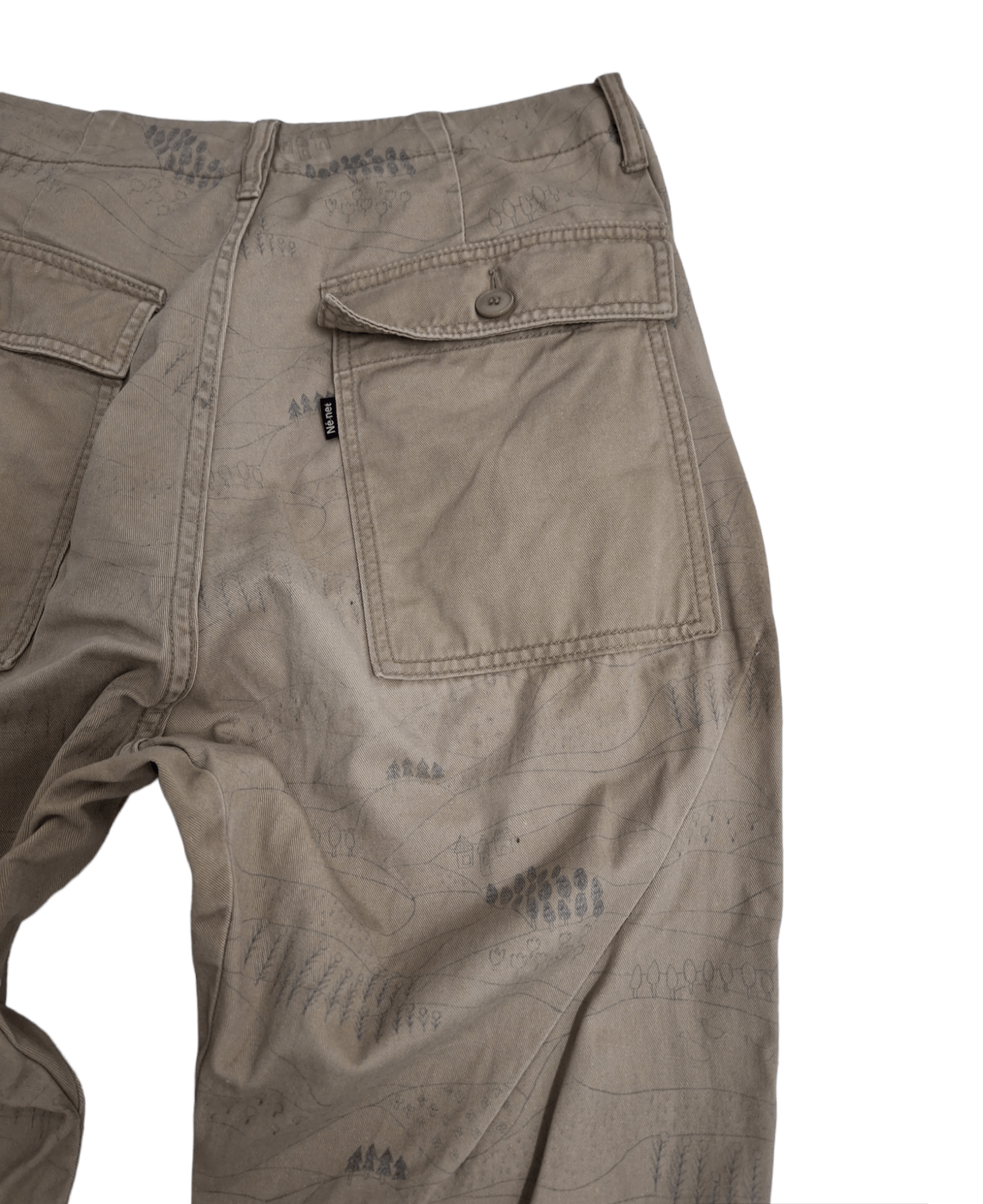 Issey Miyake × Ne-Net Ne Net High Rise Art Pants Size US 29 - 9 Thumbnail