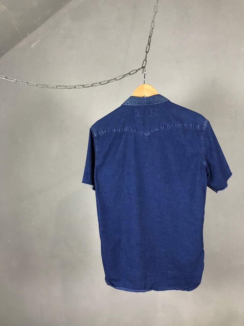 Allsaints Allsaints luxury streetwear denim shirt Size US S / EU 44-46 / 1 - 8 Thumbnail