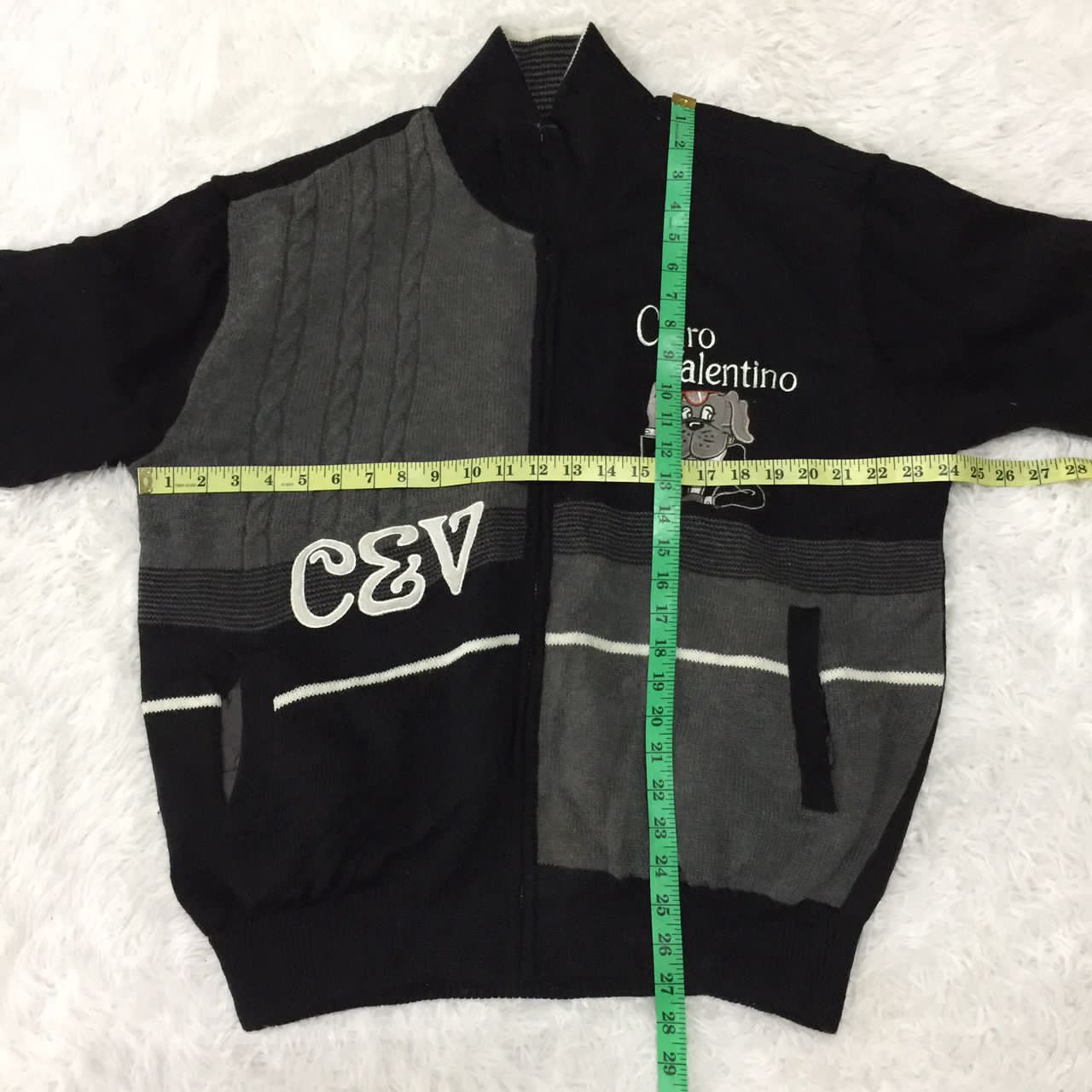 Valentino Carlo Valentino Block Color Seperated Jacket Size US L / EU 52-54 / 3 - 7 Thumbnail