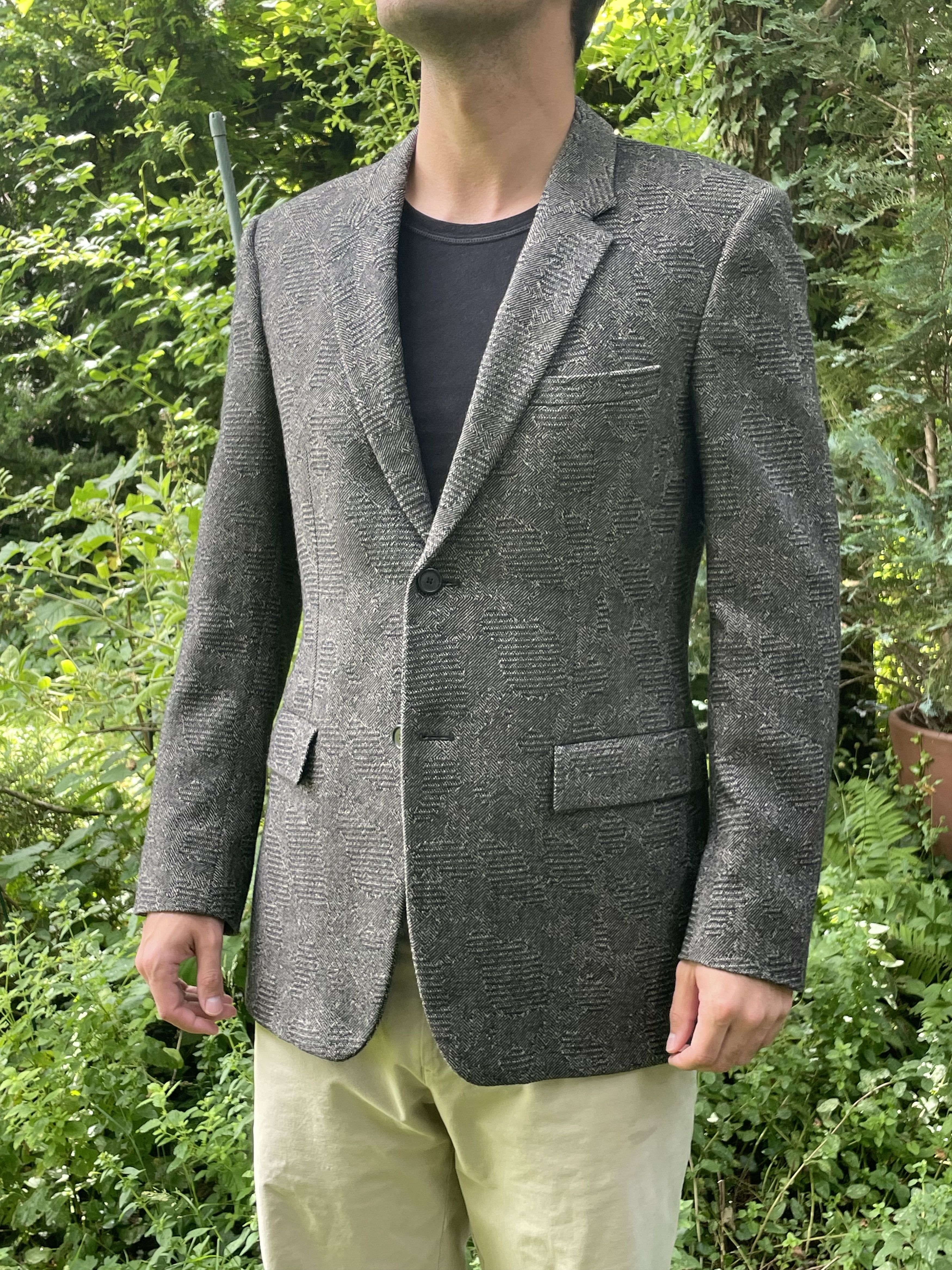 Jil Sander Rare AW08 Jacquard Camo Blazer Size 38R - 1 Thumbnail