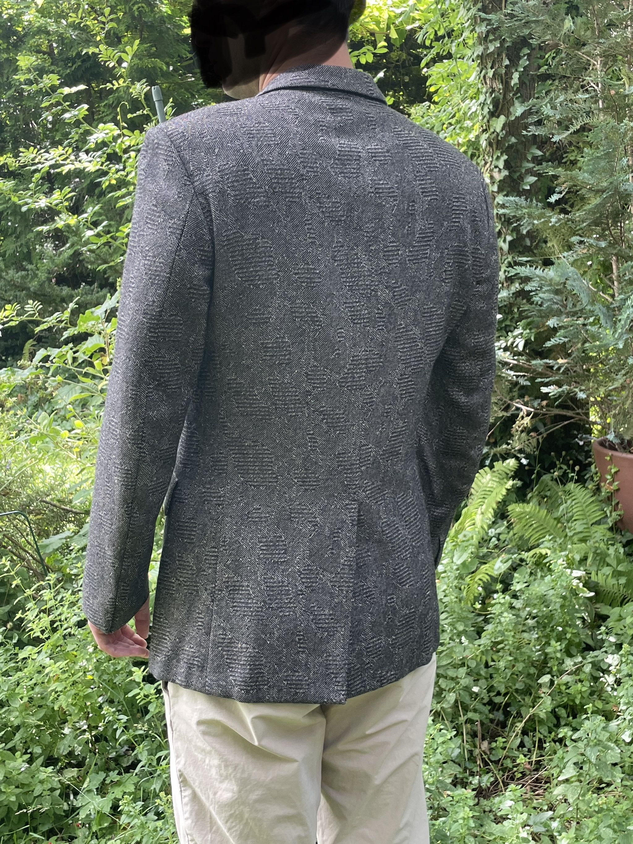 Jil Sander Rare AW08 Jacquard Camo Blazer Size 38R - 4 Thumbnail