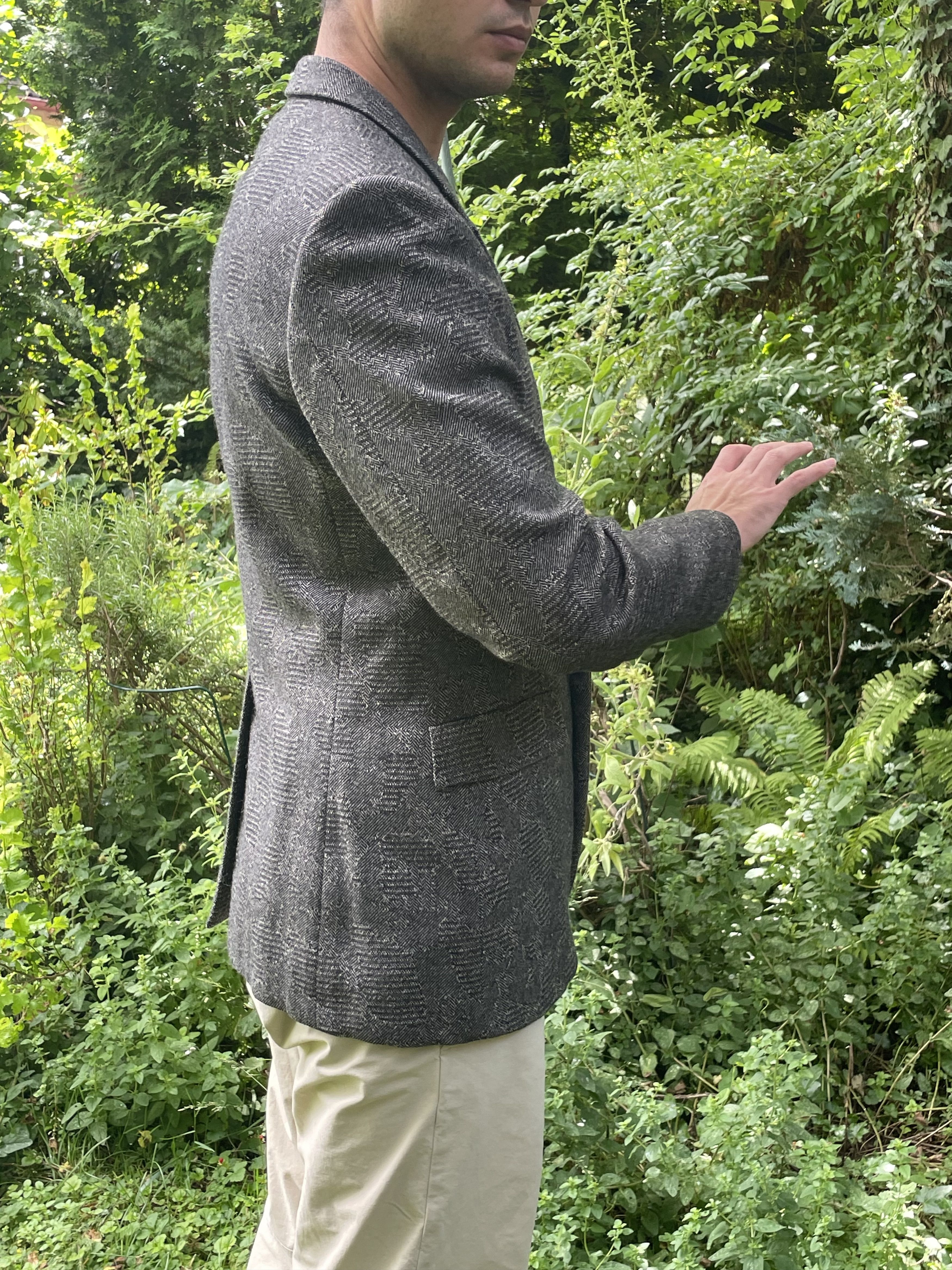 Jil Sander Rare AW08 Jacquard Camo Blazer Size 38R - 5 Thumbnail