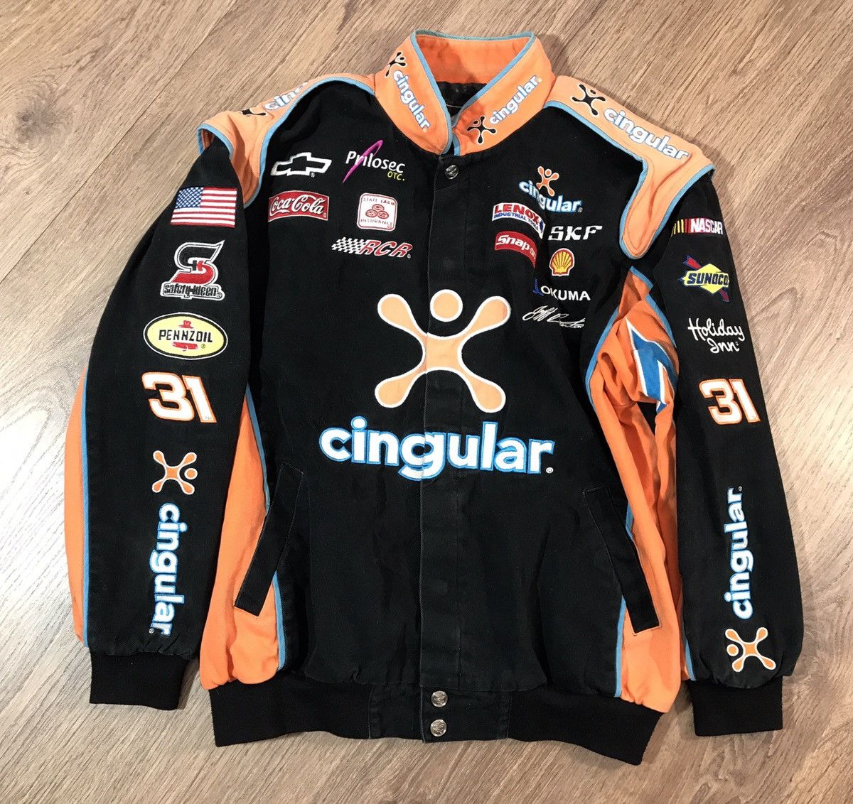 Chase Authentics × Vintage Chase Authentics Drivers Jeff Burton #31 Cigular Size US L / EU 52-54 / 3 - 1 Thumbnail