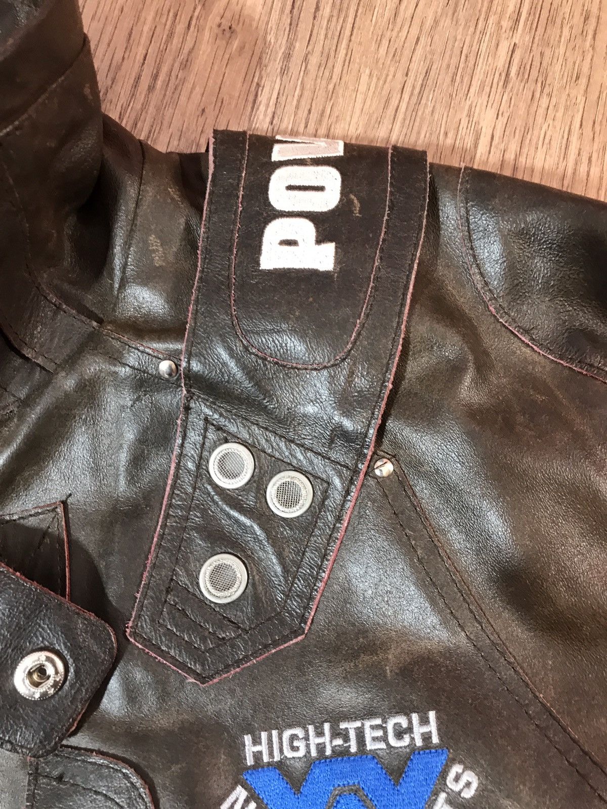 Vintage Leather Biker Jacket Vera Pelle rare Size US XL / EU 56 / 4 - 6 Thumbnail