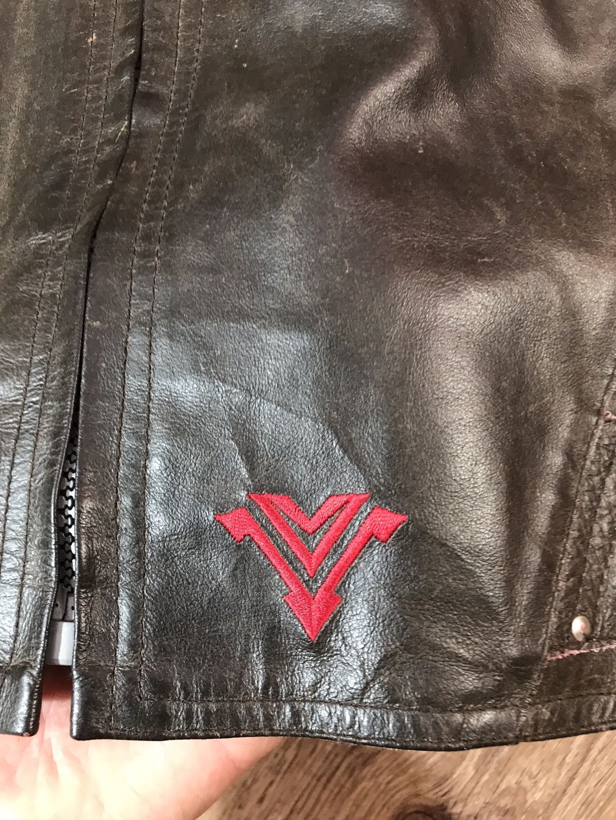 Vintage Leather Biker Jacket Vera Pelle rare Size US XL / EU 56 / 4 - 9 Thumbnail