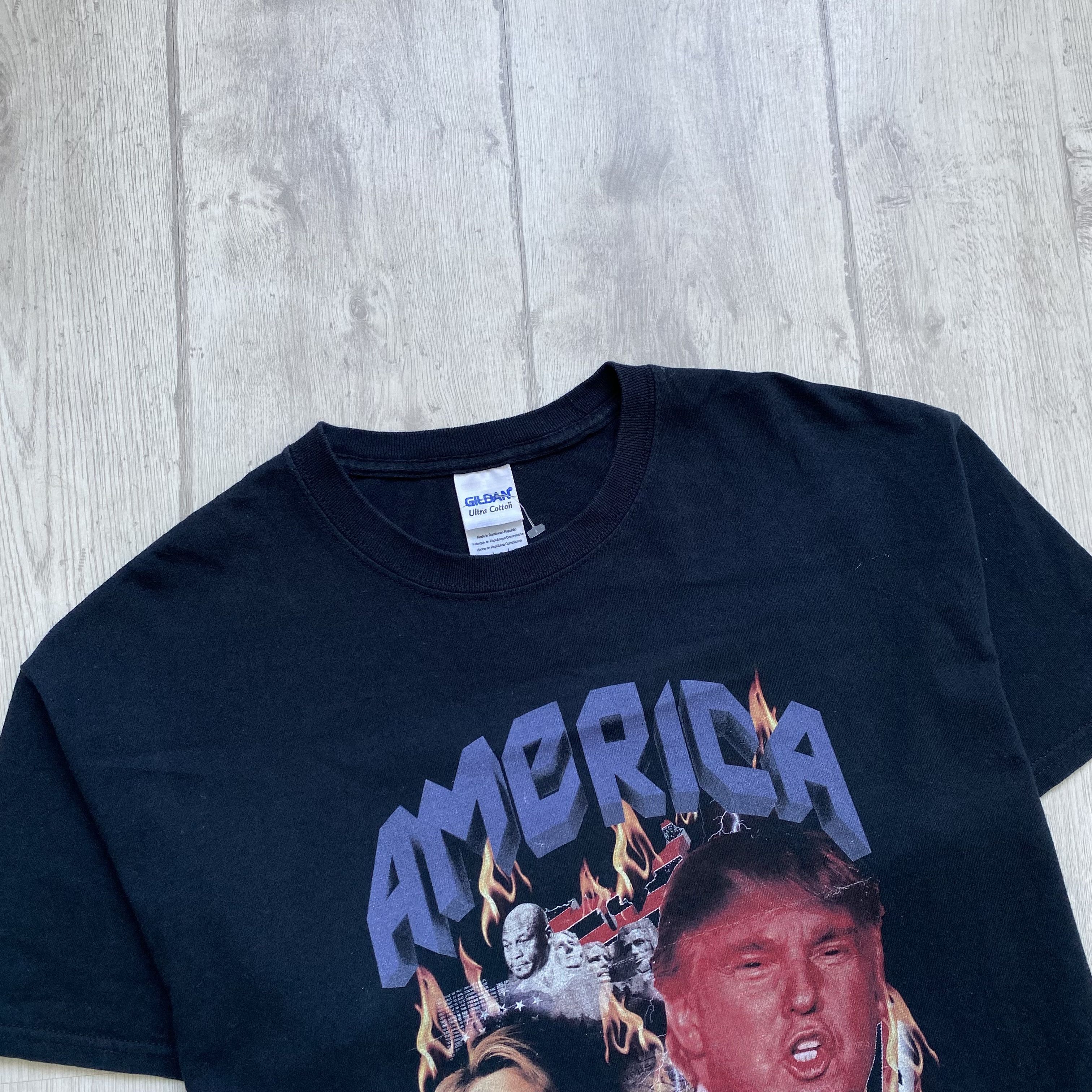 Band Tees 🇺🇸 America humor tee USA T-shirt Donald Trump Obama baiden Size US L / EU 52-54 / 3 - 4 Thumbnail