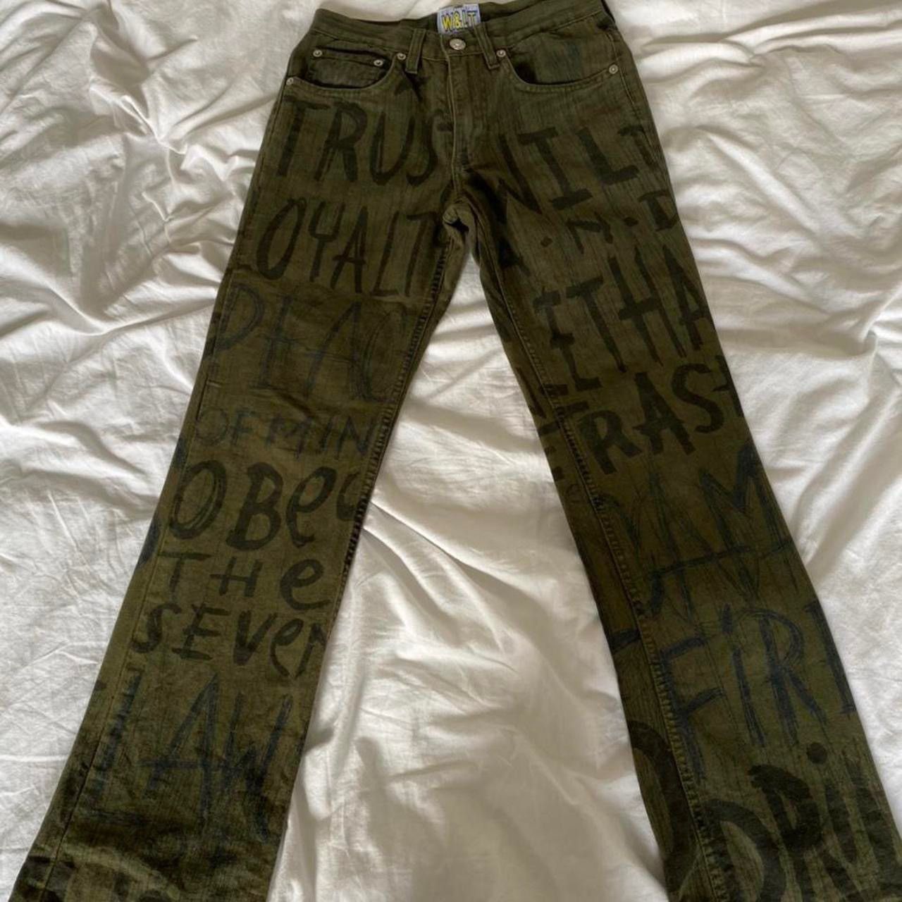 Walter Van Beirendonck W&LT SS98 Denim Pen Jeans Size US 28 / EU 44 - 1 Thumbnail