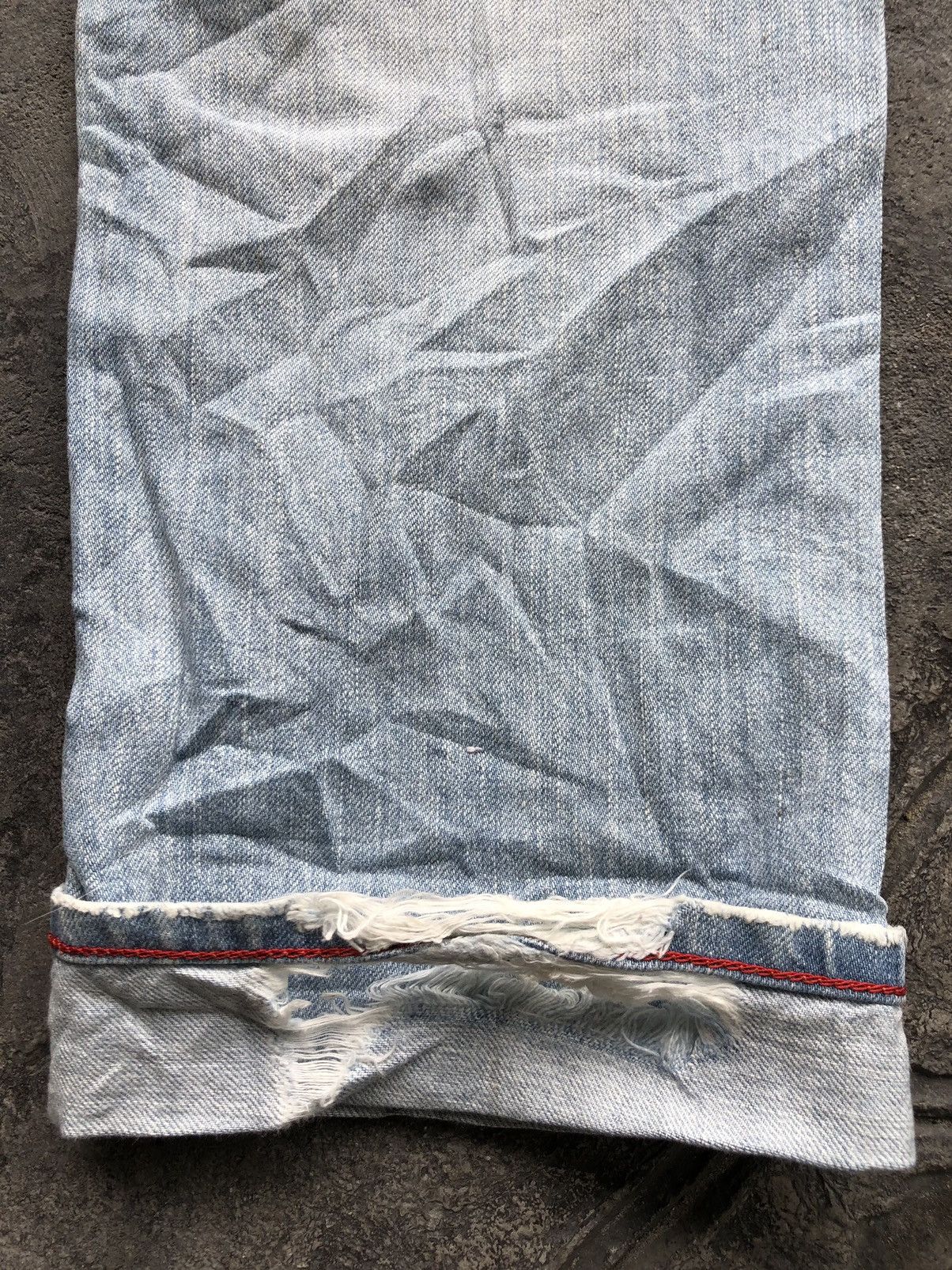 Edwin Edwin Blue Trip THRASHED Denim Jeans Size US 30 / EU 46 - 13 Thumbnail
