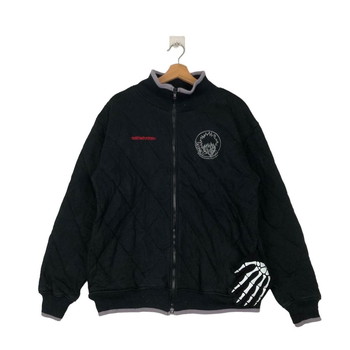 Japanese Brand VINTAGE MISCHIEVOUS PUFFER DOWN JACKET ZIPPER STREETWEAR Size US L / EU 52-54 / 3 - 1 Thumbnail