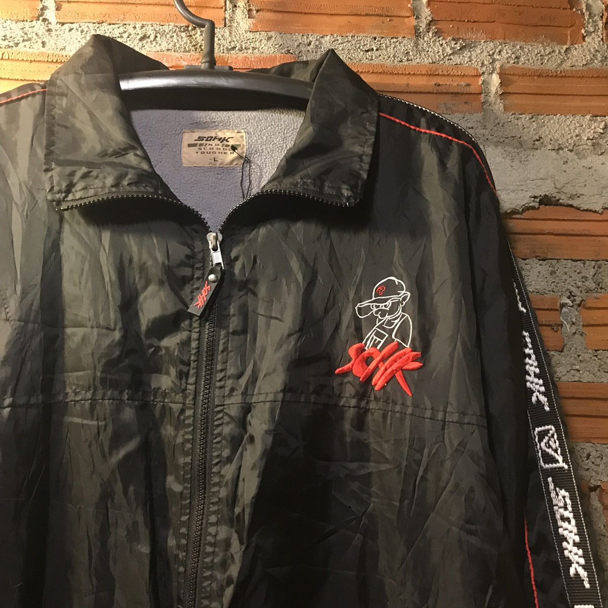 Vintage SOHK School Of Hard Knocks Hip Hop Jacket Size US L / EU 52-54 / 3 - 3 Thumbnail