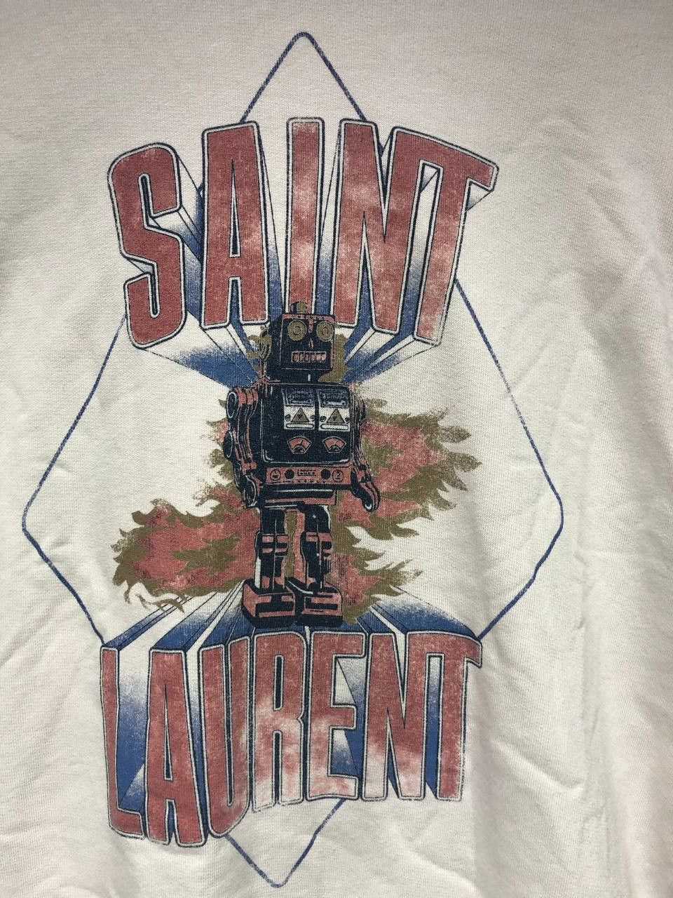Saint Laurent Paris Saint Laurent Paris Robot Hoodie Size US M / EU 48-50 / 2 - 2 Thumbnail