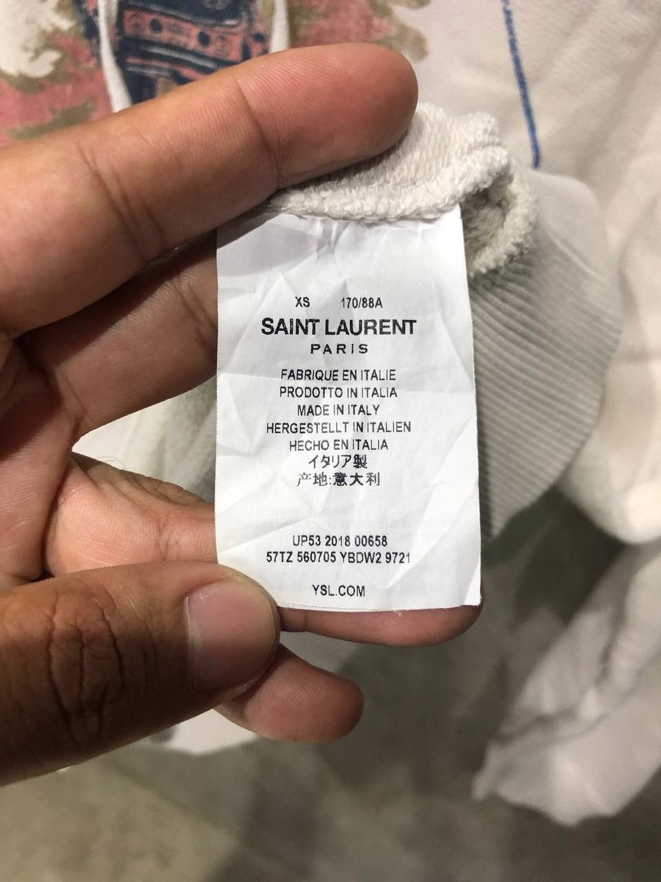 Saint Laurent Paris Saint Laurent Paris Robot Hoodie Size US M / EU 48-50 / 2 - 15 Thumbnail