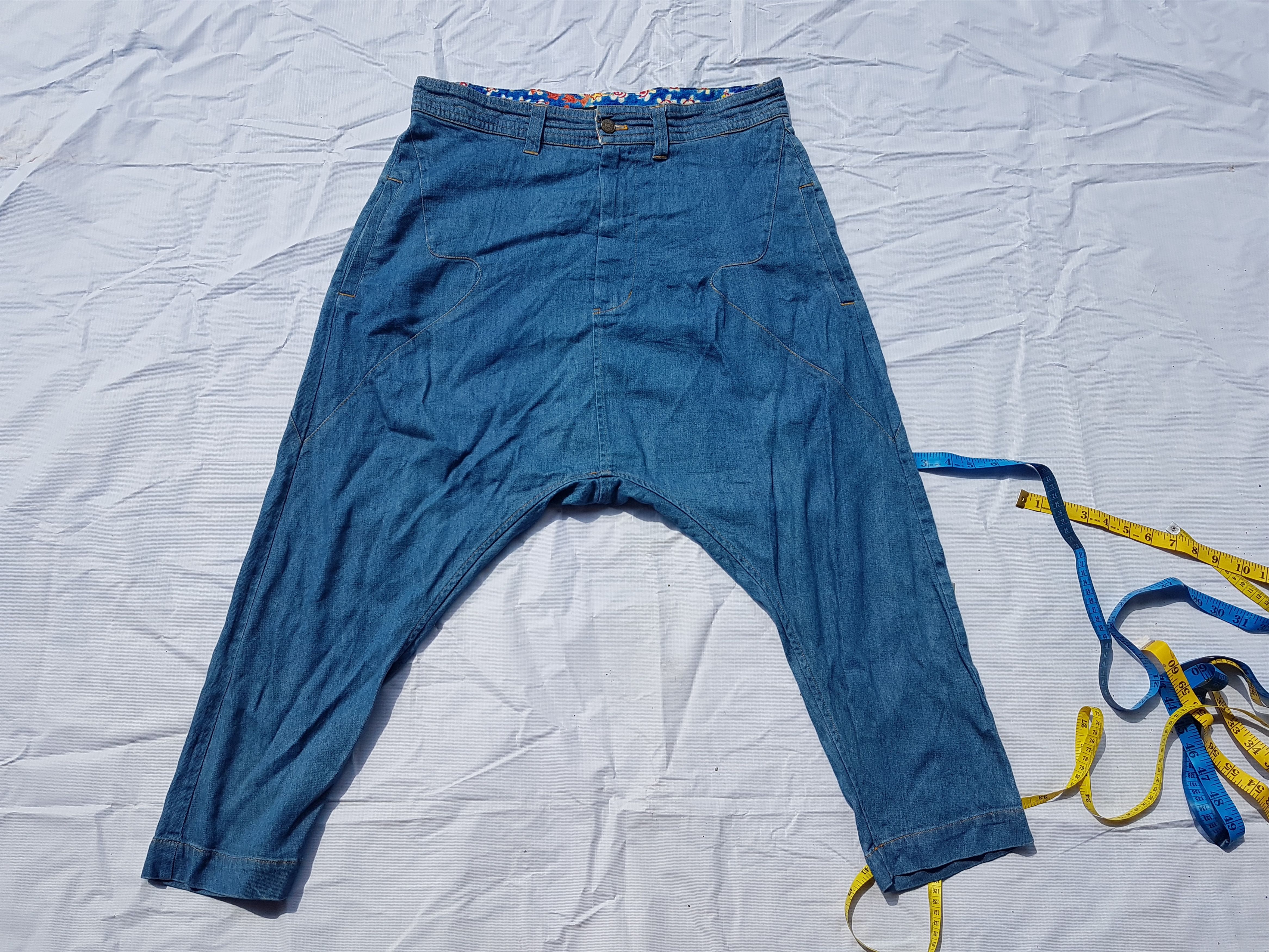 Issey Miyake × Tsumori Chisato Issey Miyake Tsumori Chisato Cotton Rayon Cropped Pants Size US 34 / EU 50 - 6 Thumbnail