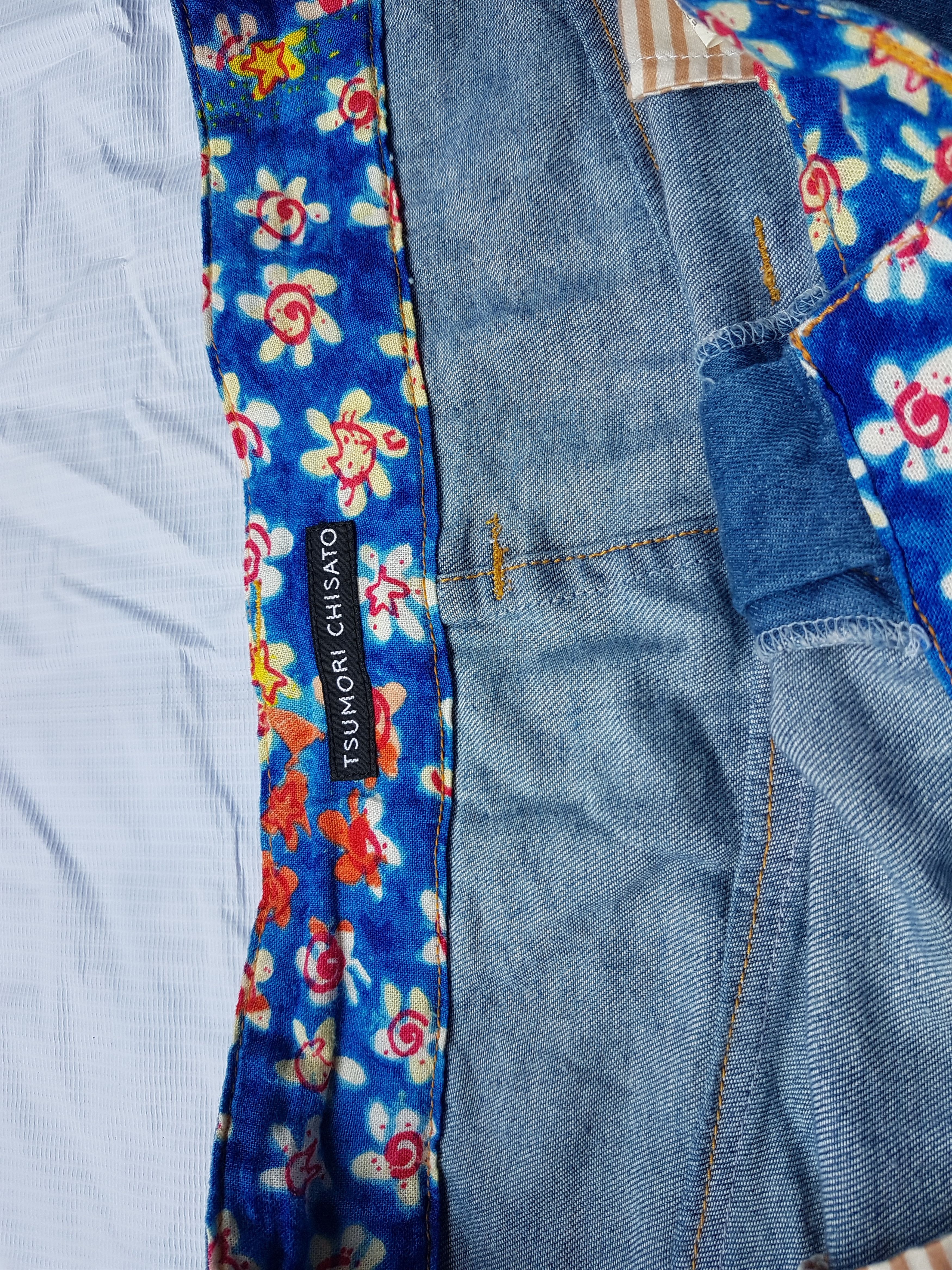 Issey Miyake × Tsumori Chisato Issey Miyake Tsumori Chisato Cotton Rayon Cropped Pants Size US 34 / EU 50 - 10 Thumbnail