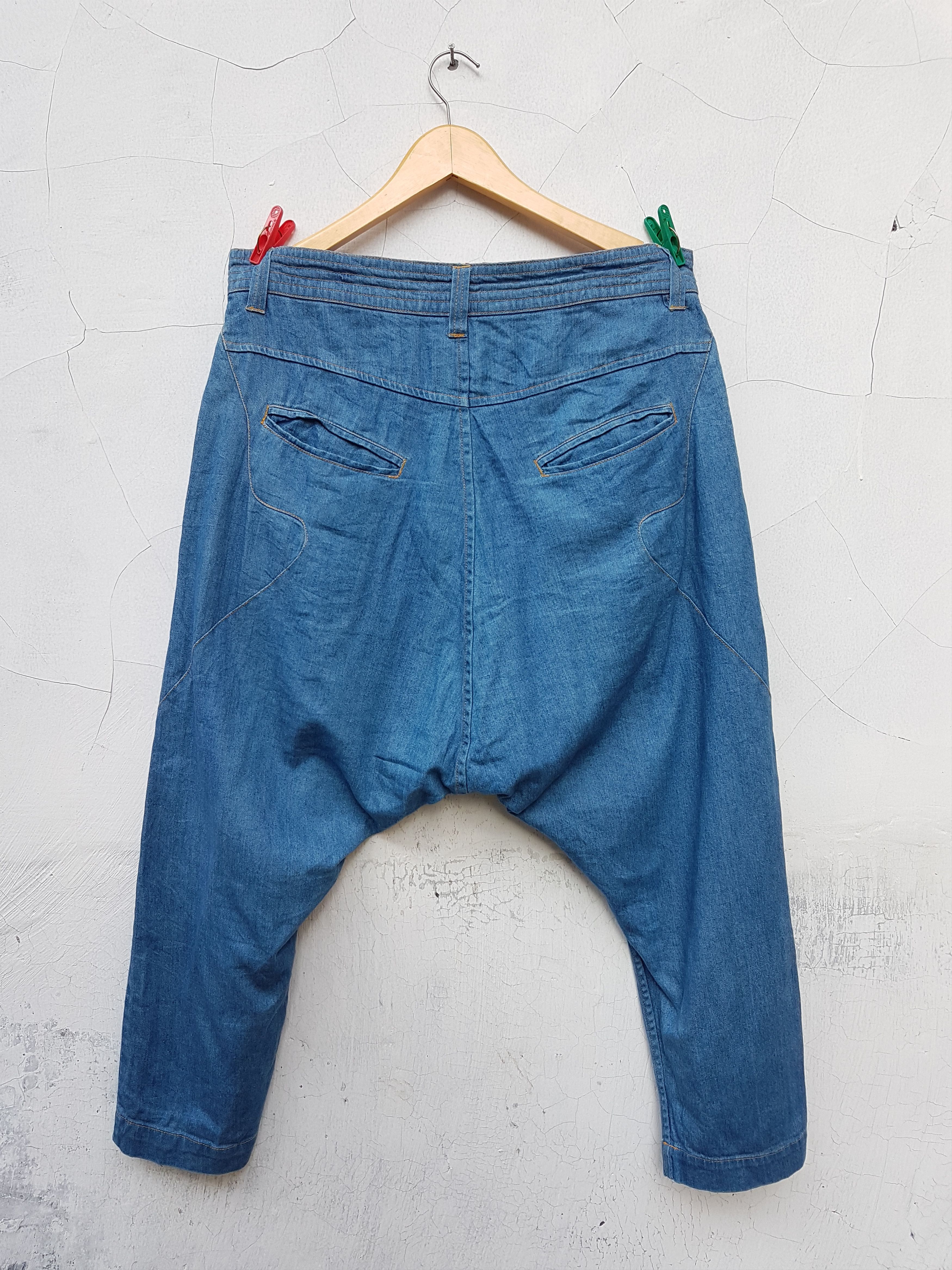 Issey Miyake × Tsumori Chisato Issey Miyake Tsumori Chisato Cotton Rayon Cropped Pants Size US 34 / EU 50 - 2 Thumbnail