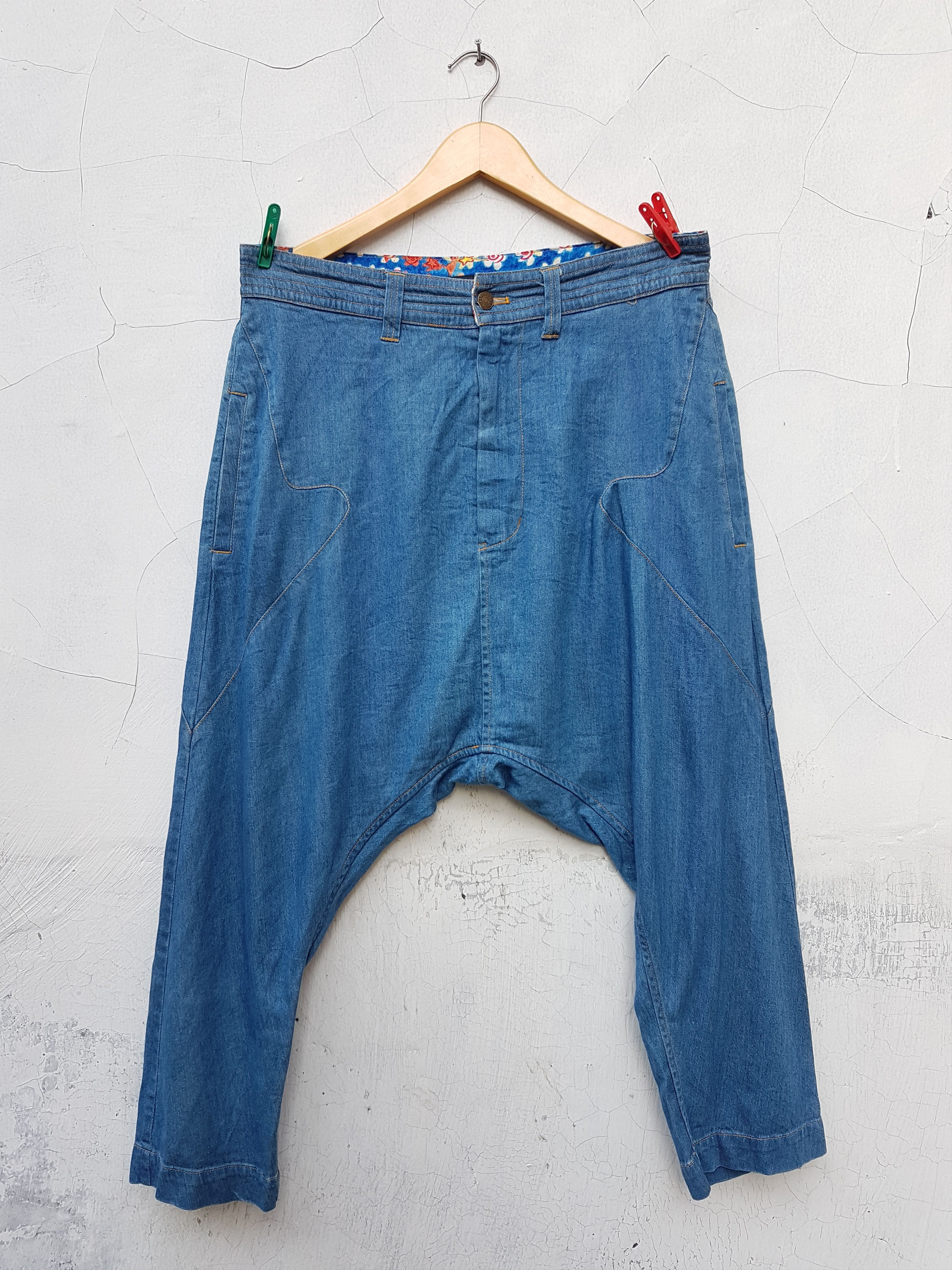 Issey Miyake × Tsumori Chisato Issey Miyake Tsumori Chisato Cotton Rayon Cropped Pants Size US 34 / EU 50 - 1 Thumbnail