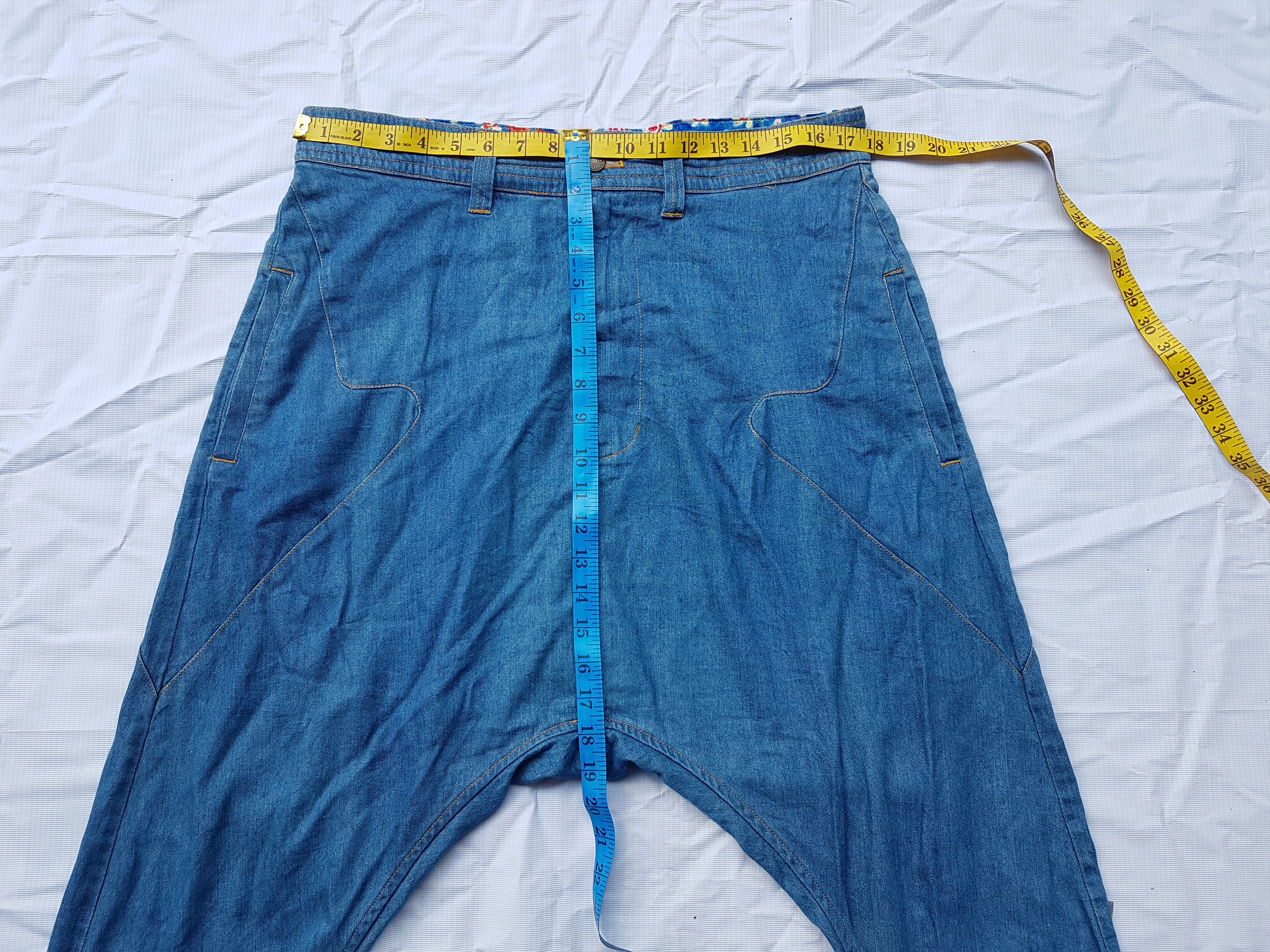 Issey Miyake × Tsumori Chisato Issey Miyake Tsumori Chisato Cotton Rayon Cropped Pants Size US 34 / EU 50 - 5 Thumbnail