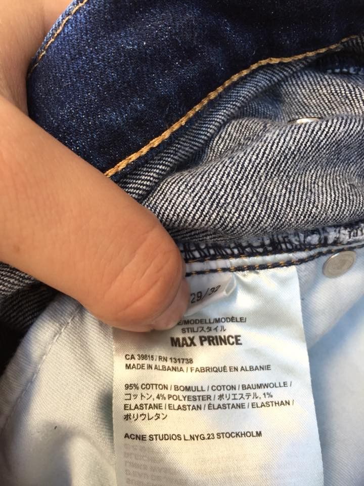 Acne Studios 'max prince' jeans Size US 29 - 4 Thumbnail