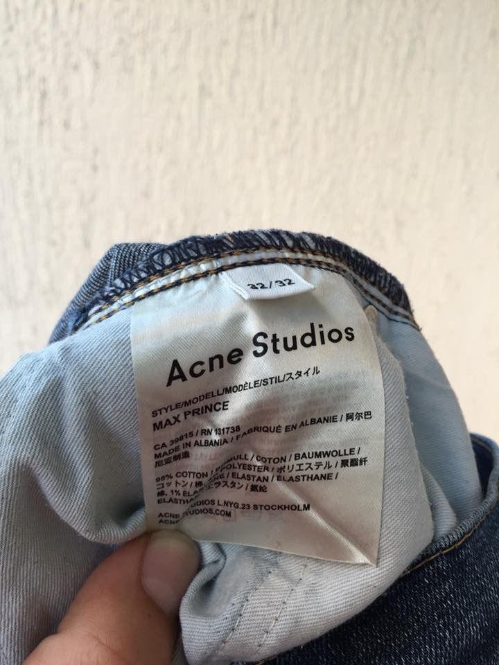 Acne Studios 'max prince' jeans Size US 29 - 8 Thumbnail
