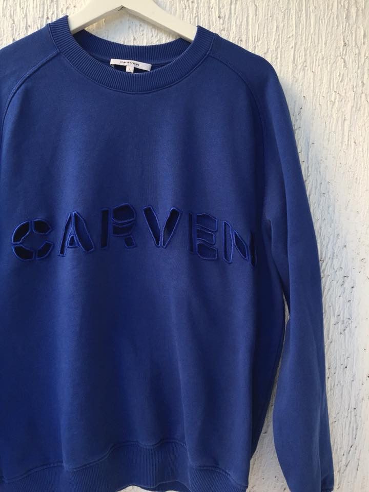 Carven CUT-OUT LOGO CREW NECK SWEAT Size ONE SIZE - 2 Thumbnail