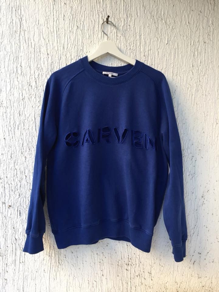 Carven CUT-OUT LOGO CREW NECK SWEAT Size ONE SIZE - 1 Thumbnail