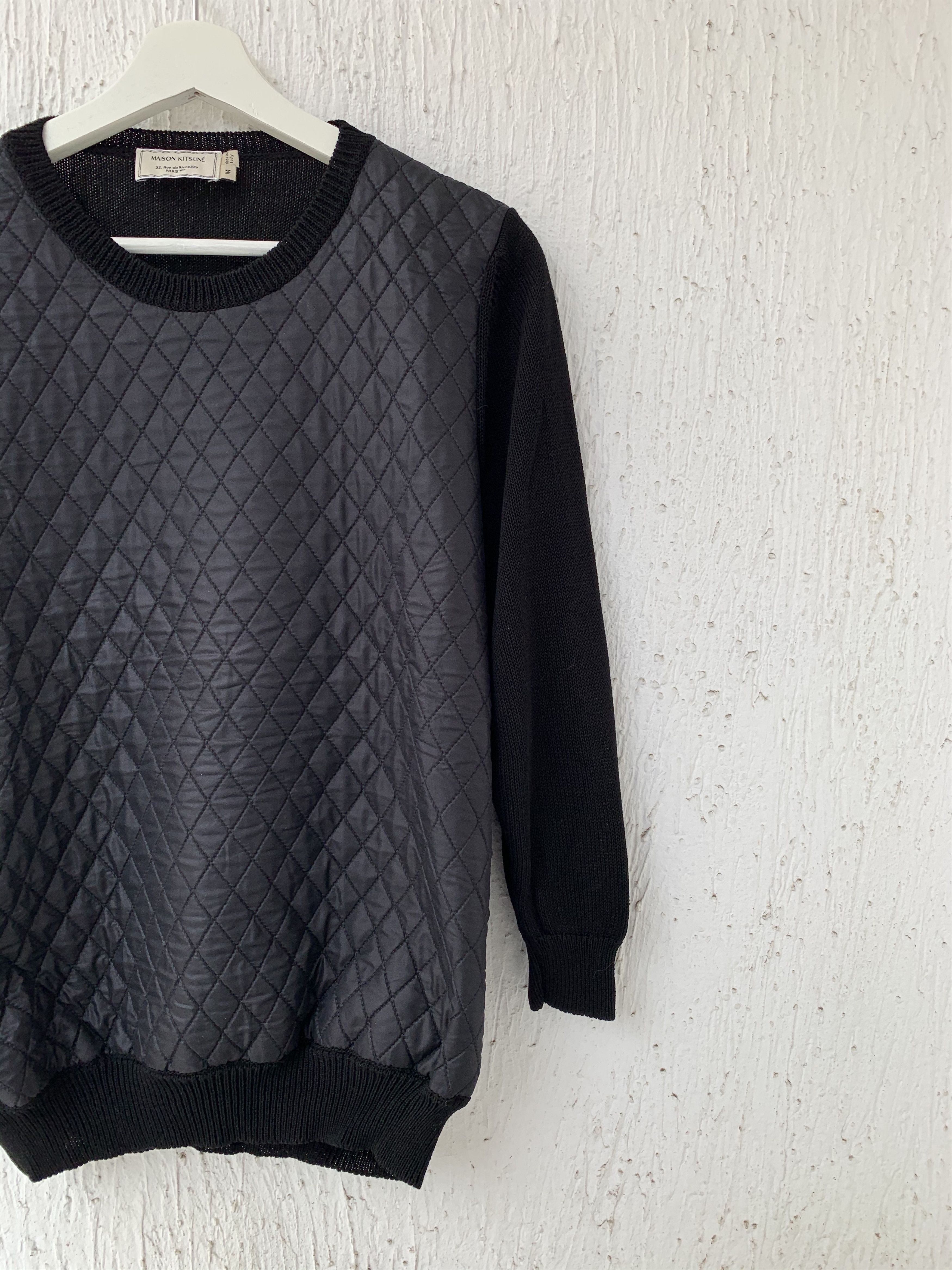 Maison Kitsune quilted front sweater Size US M / EU 48-50 / 2 - 2 Thumbnail