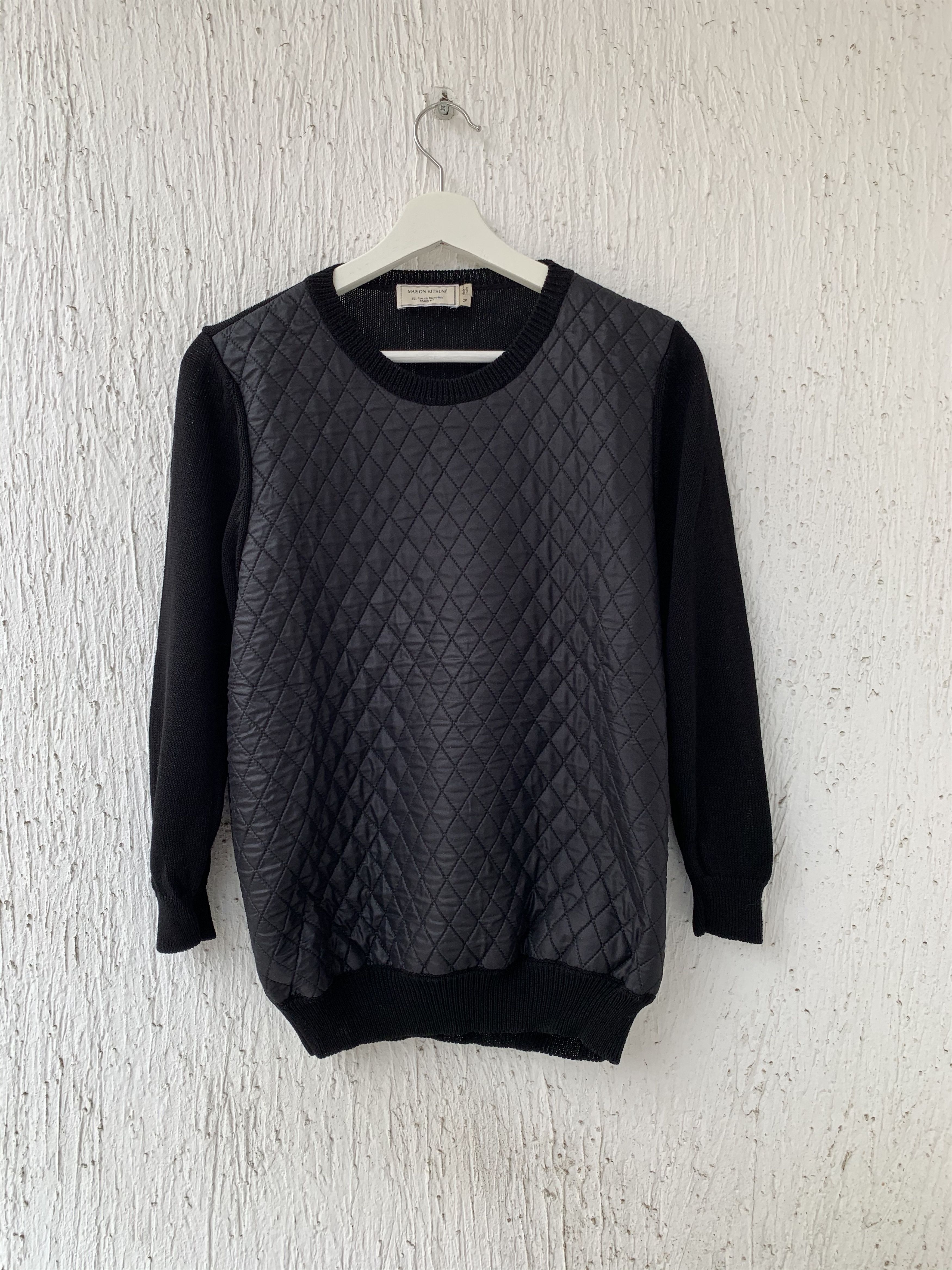 Maison Kitsune quilted front sweater Size US M / EU 48-50 / 2 - 1 Thumbnail