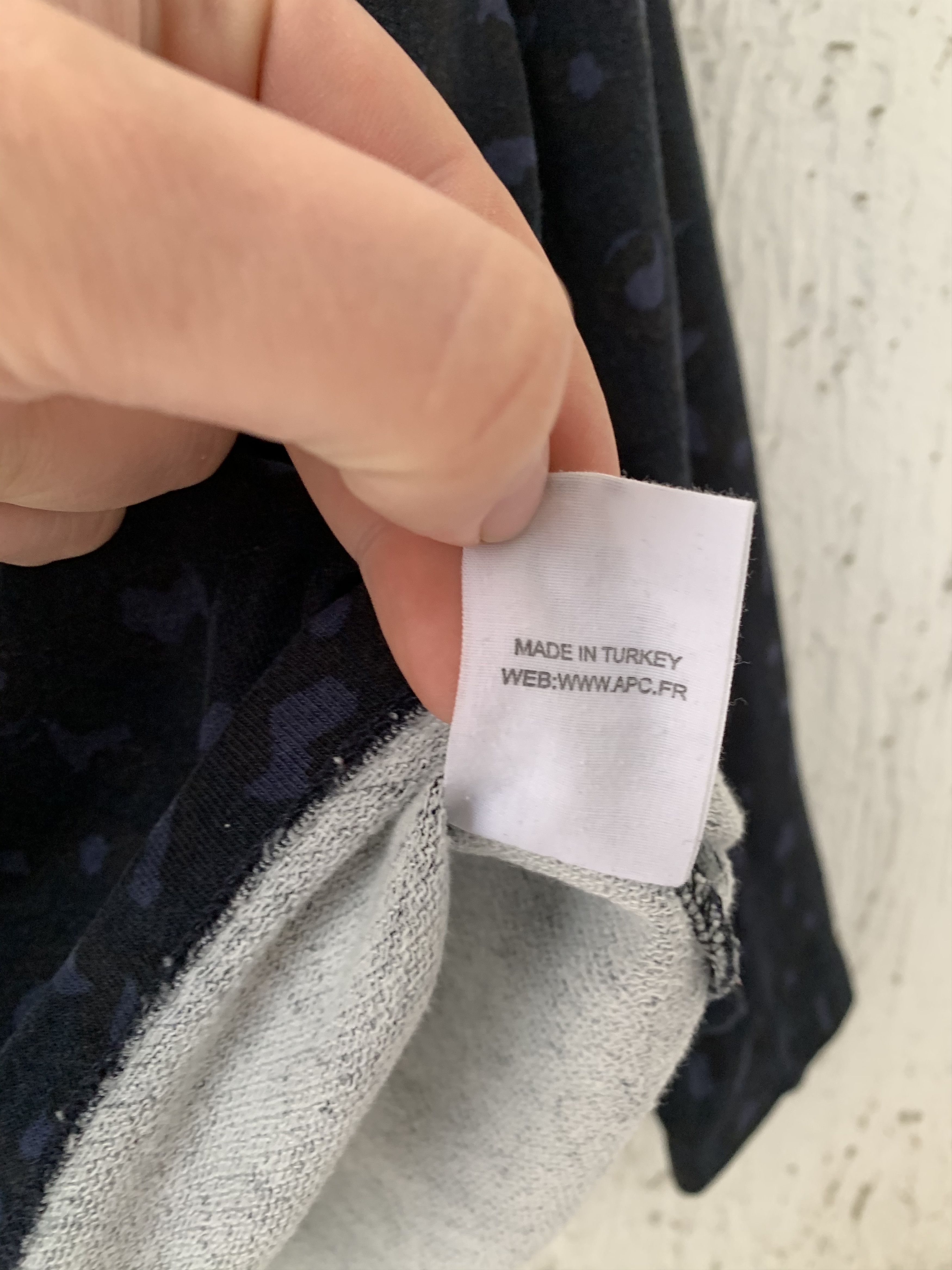 A.P.C. navy leopard print hoodie Size US S / EU 44-46 / 1 - 6 Thumbnail