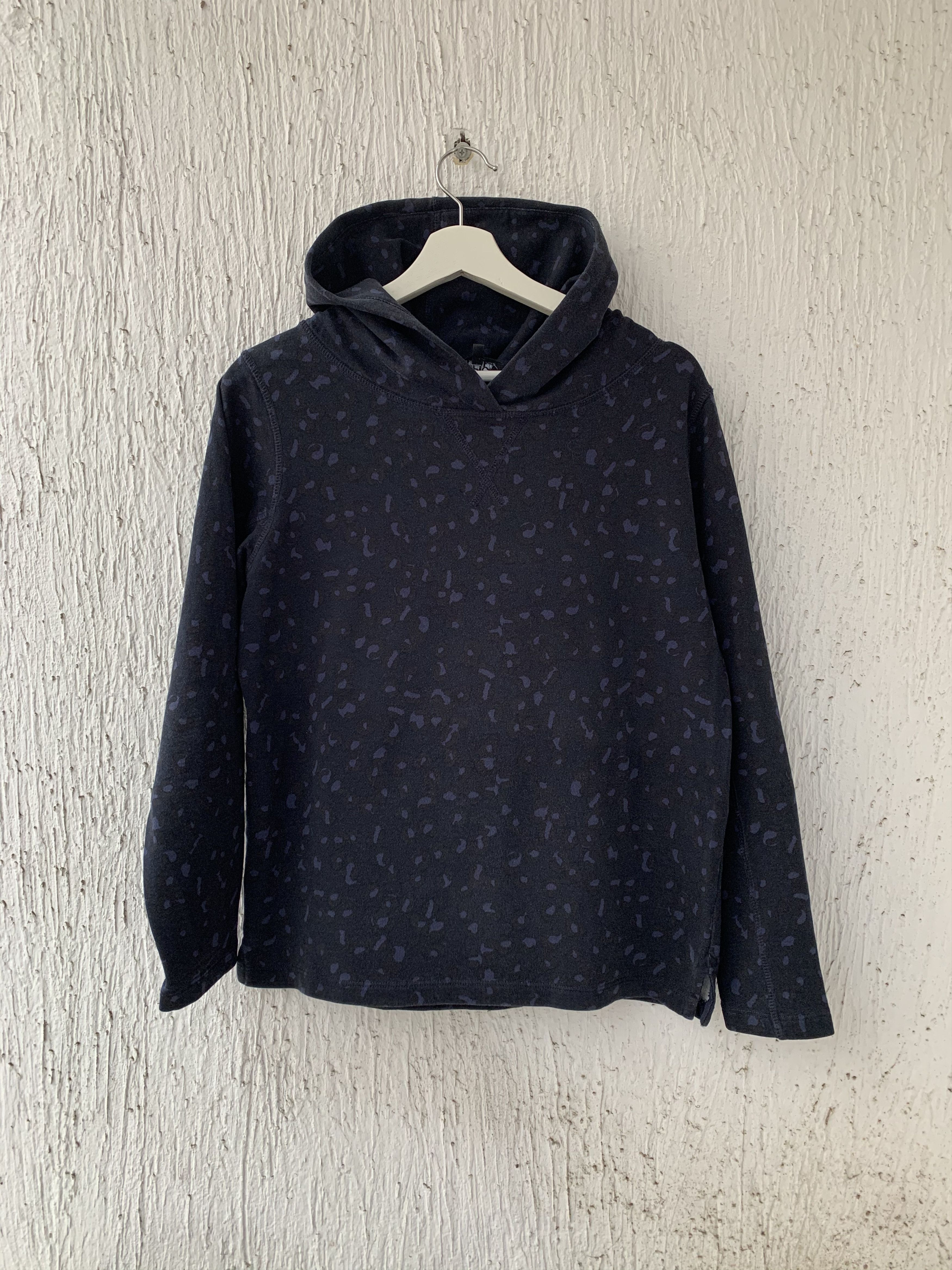 A.P.C. navy leopard print hoodie Size US S / EU 44-46 / 1 - 1 Thumbnail