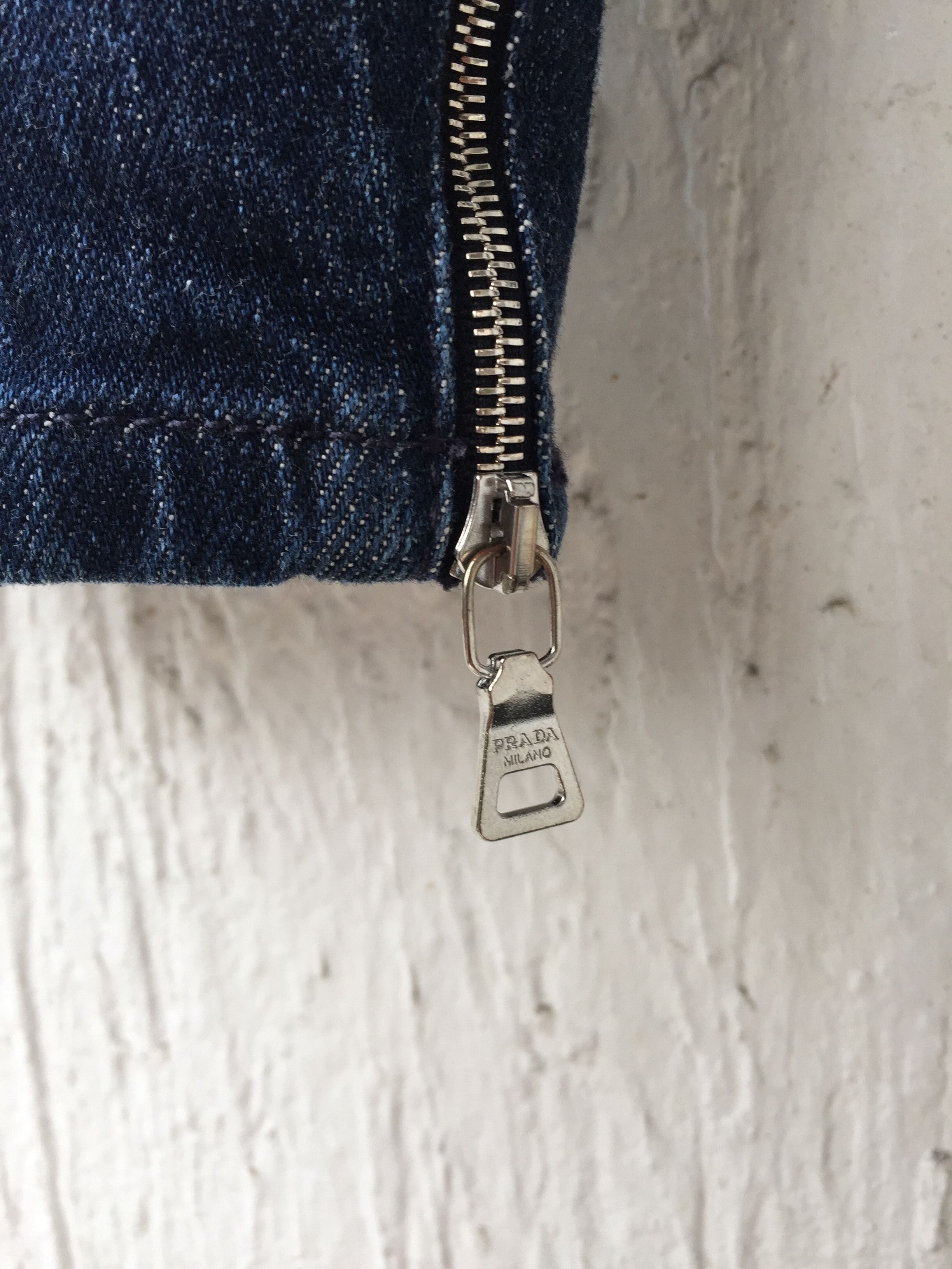 Prada ankle zip cropped jeans Size US 28 / EU 44 - 2 Thumbnail