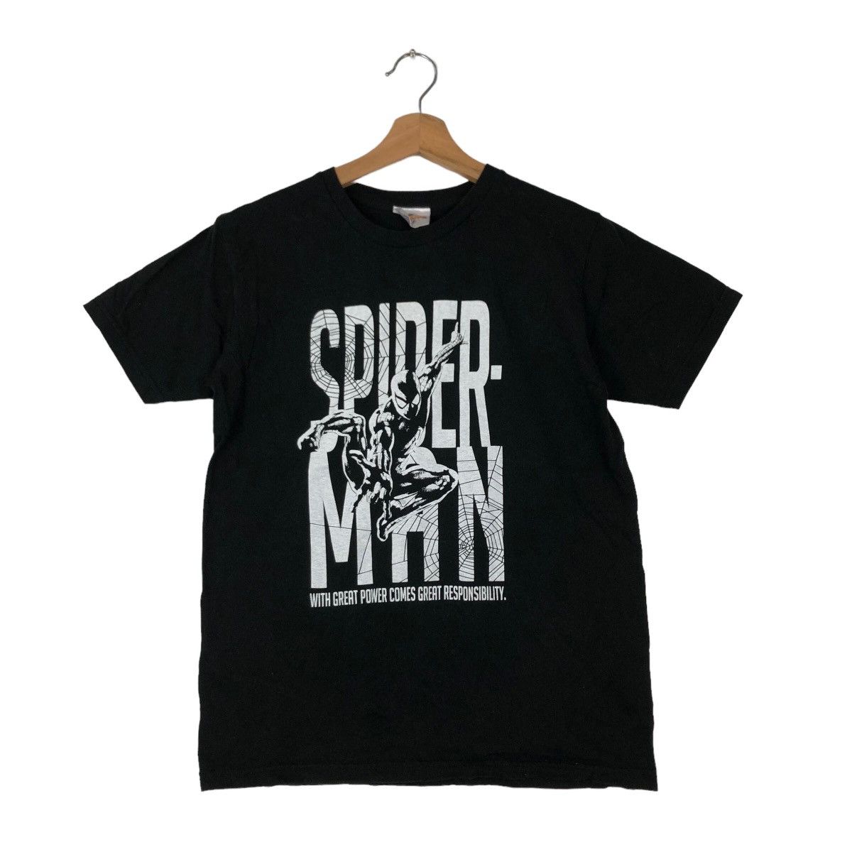 Japanese Brand VINTAGE UNIVERSAL STUDIOS JAPAN SPIDERMAN BIG LOGO TEE Size US S / EU 44-46 / 1 - 1 Thumbnail