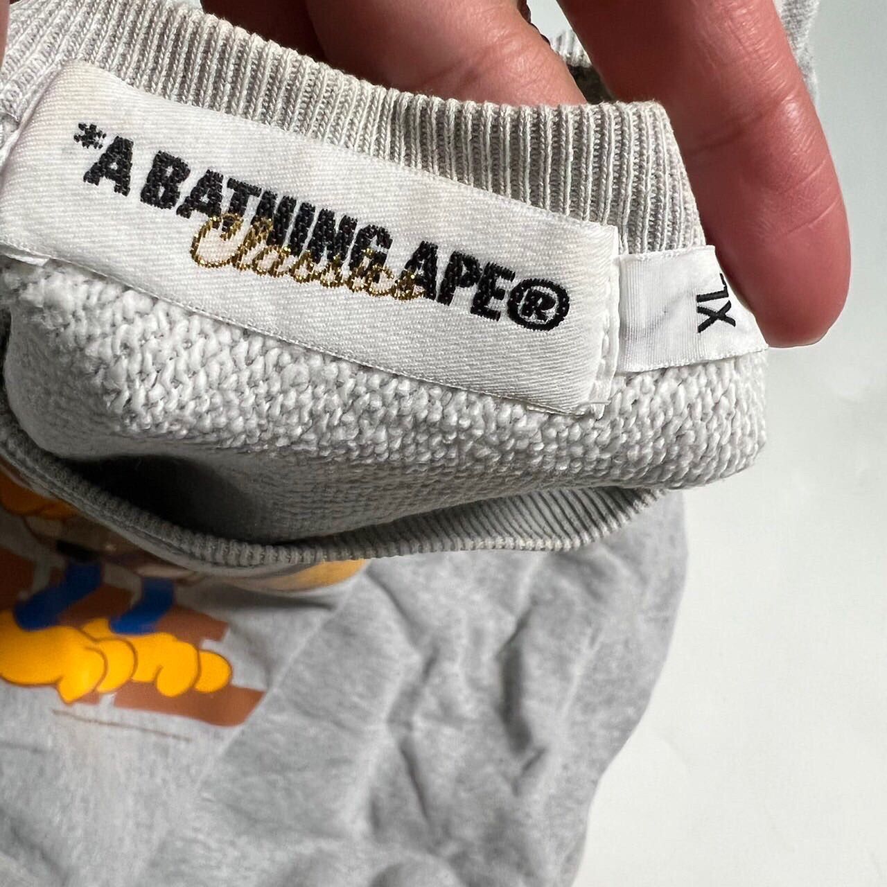 Bape BAPE BABY Milo crewneck sweat gray Size US XL / EU 56 / 4 - 4 Thumbnail