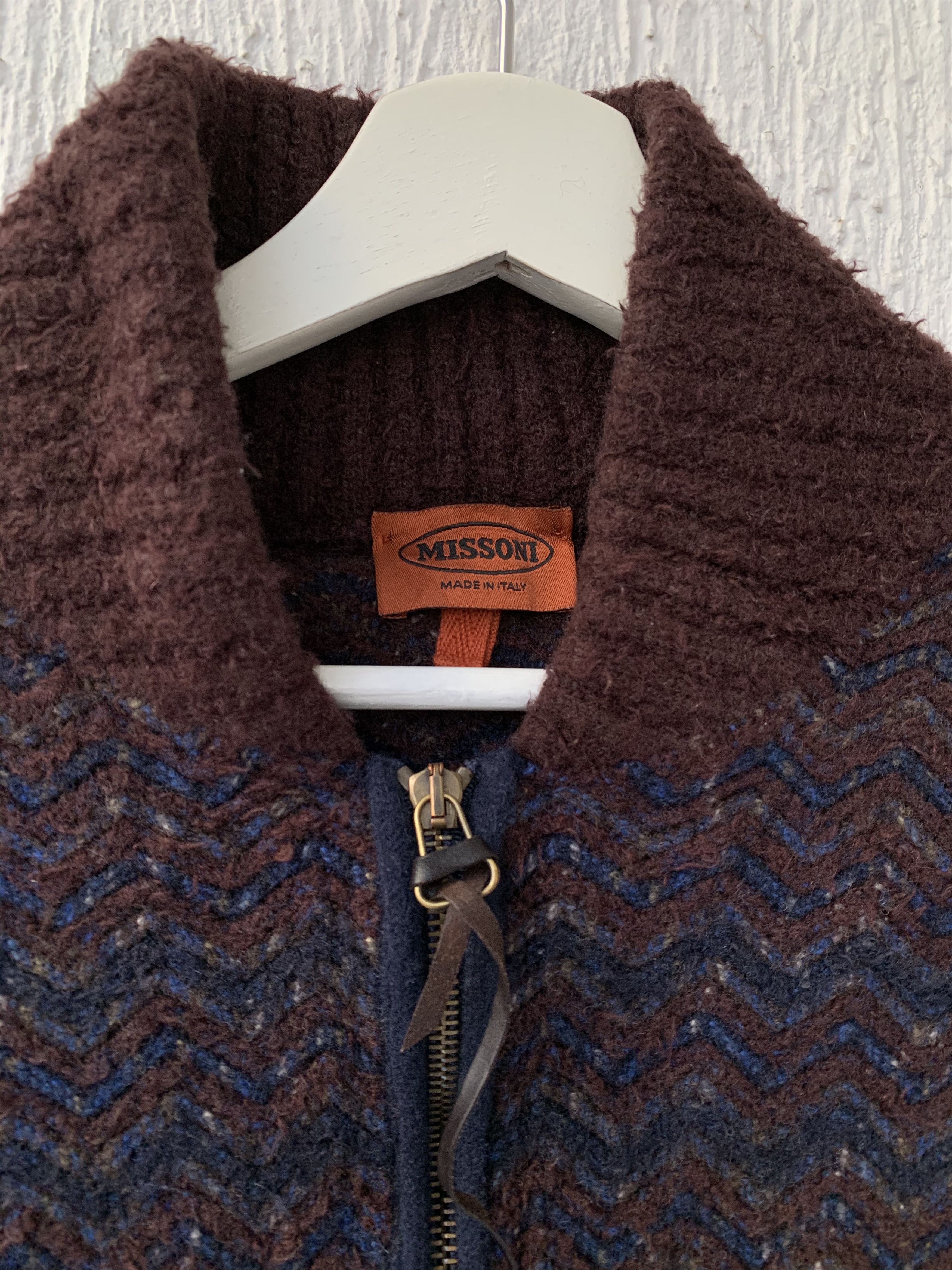 Missoni zipped front wool sweater Size US M / EU 48-50 / 2 - 3 Thumbnail