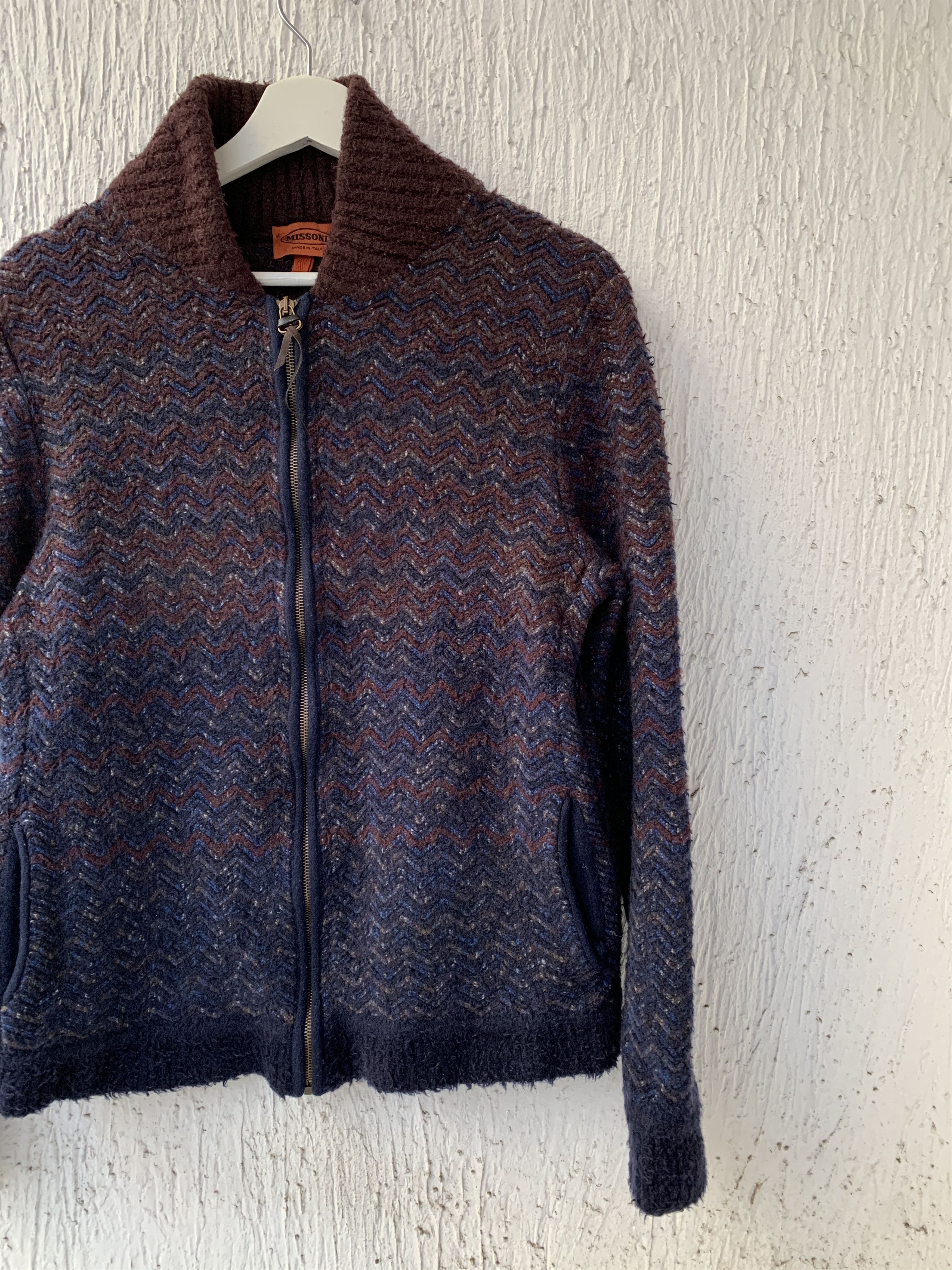 Missoni zipped front wool sweater Size US M / EU 48-50 / 2 - 2 Thumbnail