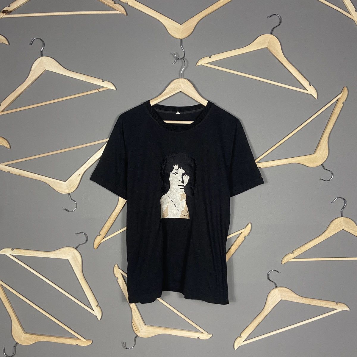 Band Tees × Vintage Vintage The Doors Jim Morrison embroidered print t-shirt Size US L / EU 52-54 / 3 - 1 Thumbnail