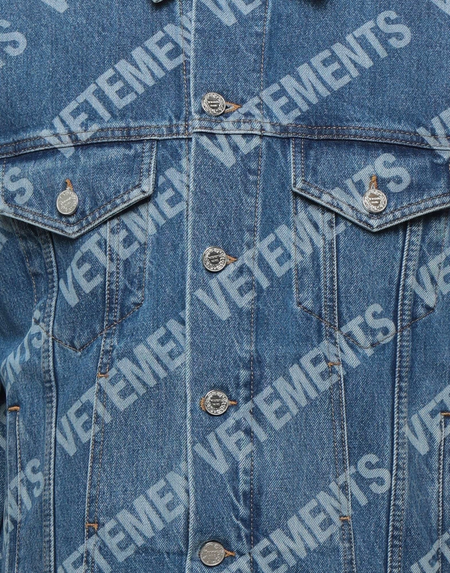 Vetements Buttons Jacket with front 2 Pockets in Blue Color Size US M / EU 48-50 / 2 - 2 Thumbnail