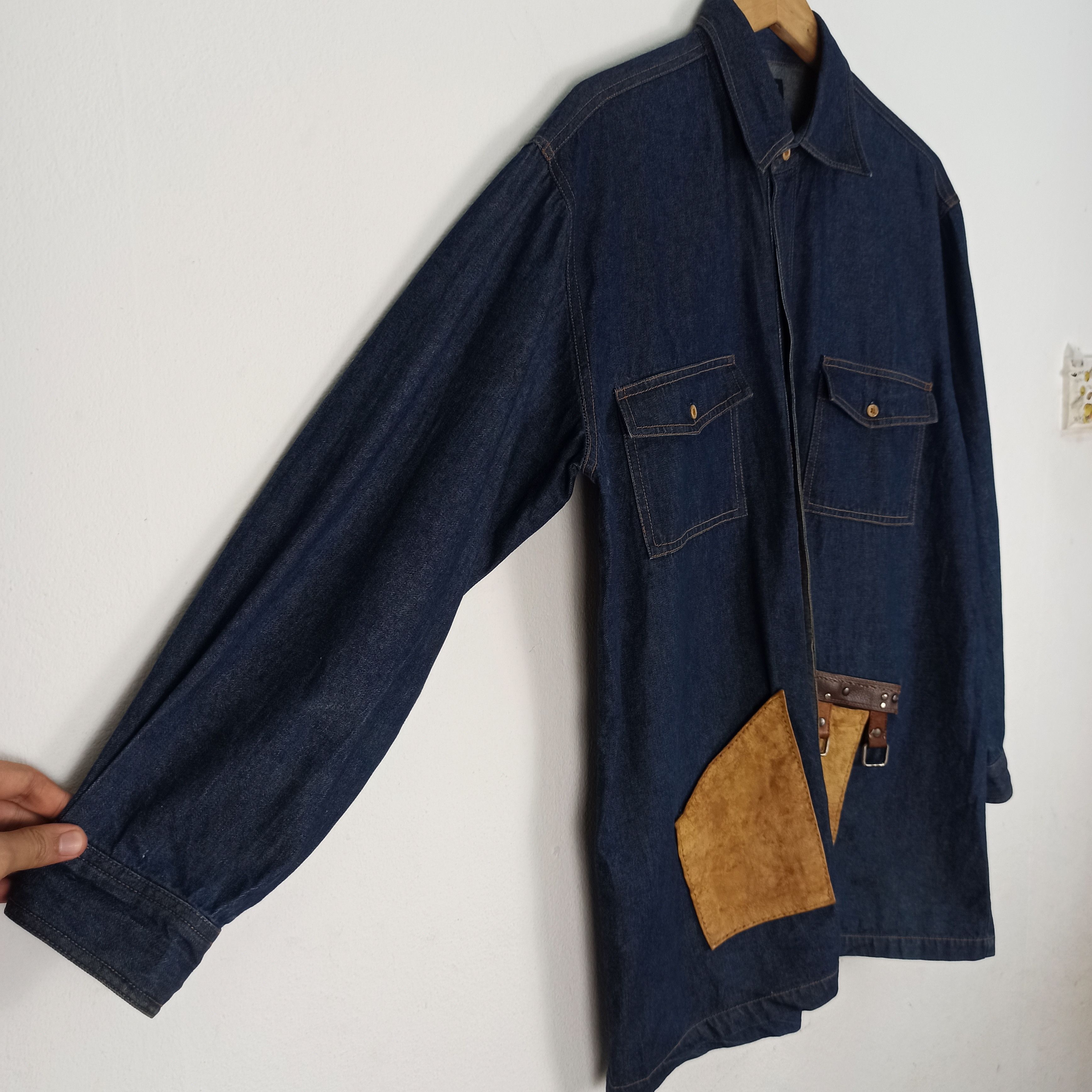 Japanese Brand Vintage INCA CAMEL Jacket Jeans Leather Pocket Size US L / EU 52-54 / 3 - 8 Thumbnail